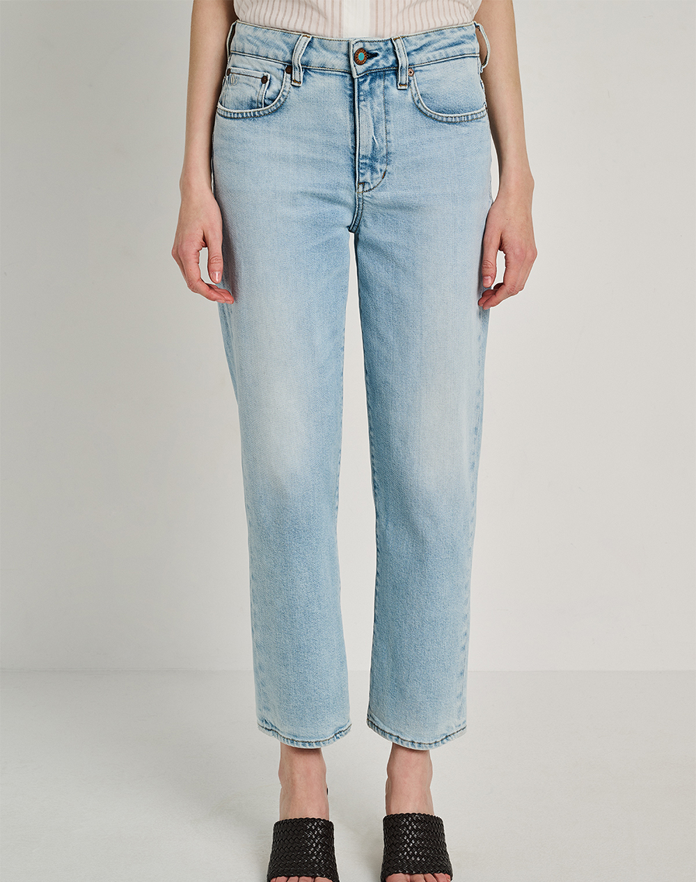 Staff Monica Wmn Pant Γυναικα Ρουχα Παντελονια Jean/5P/Cargo Denimlightblue Βαμβακιμε Ελασταν 5 991.045.B4.055 .00