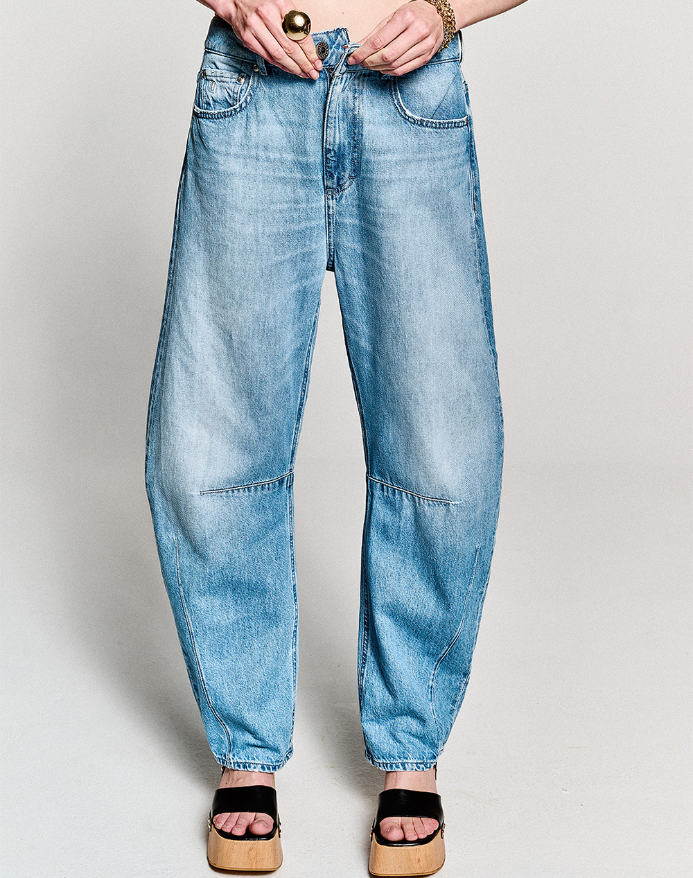 Staff Monia Wmn Pant Γυναικα Ρουχα Παντελονια Jean/5P/Cargo Denimblue Βαμβακι 5 911.062.B3.055 .00