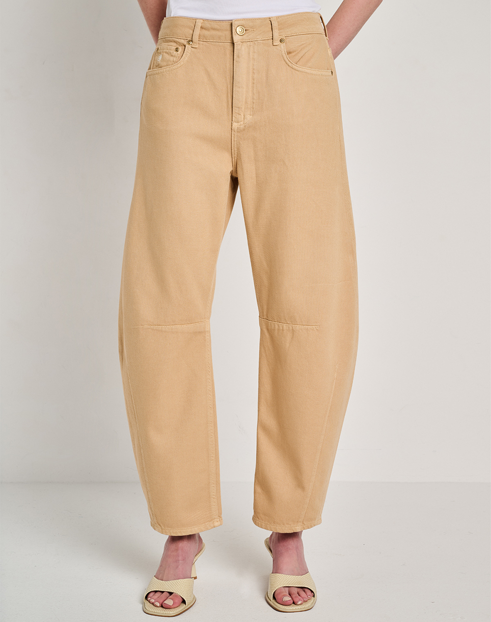 Staff Monia Wmn Pant Co Γυναικα Ρουχα Παντελονια Jean/5P/Cargo Biege Βαμβακι 5 911.053.9.055 Ν0070