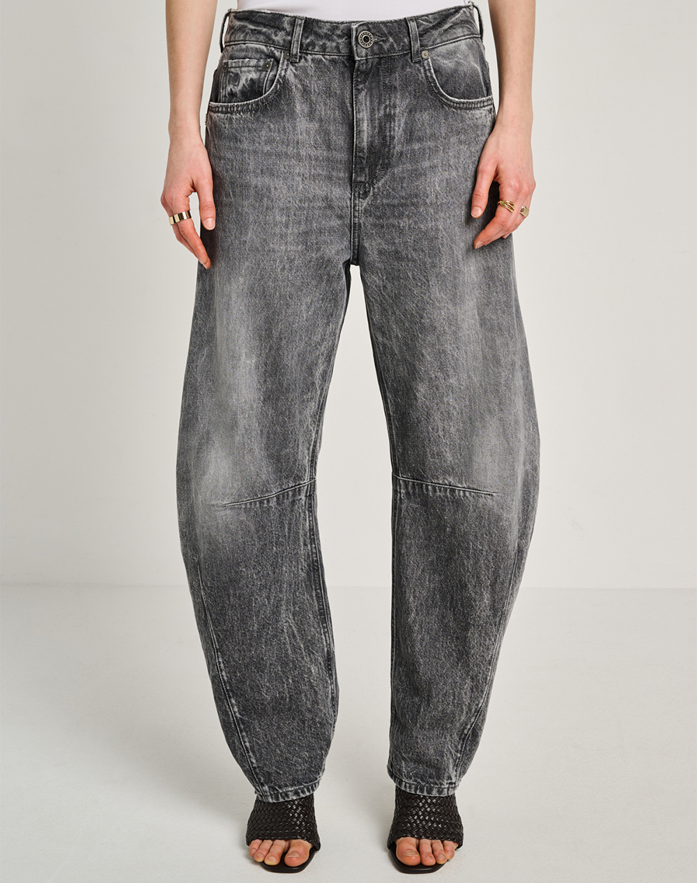 Staff Monia Wmn Pant Γυναικα Ρουχα Παντελονια Jean/5P/Cargo Denimgray Βαμβακι 5 911.061.Grs.055 .00