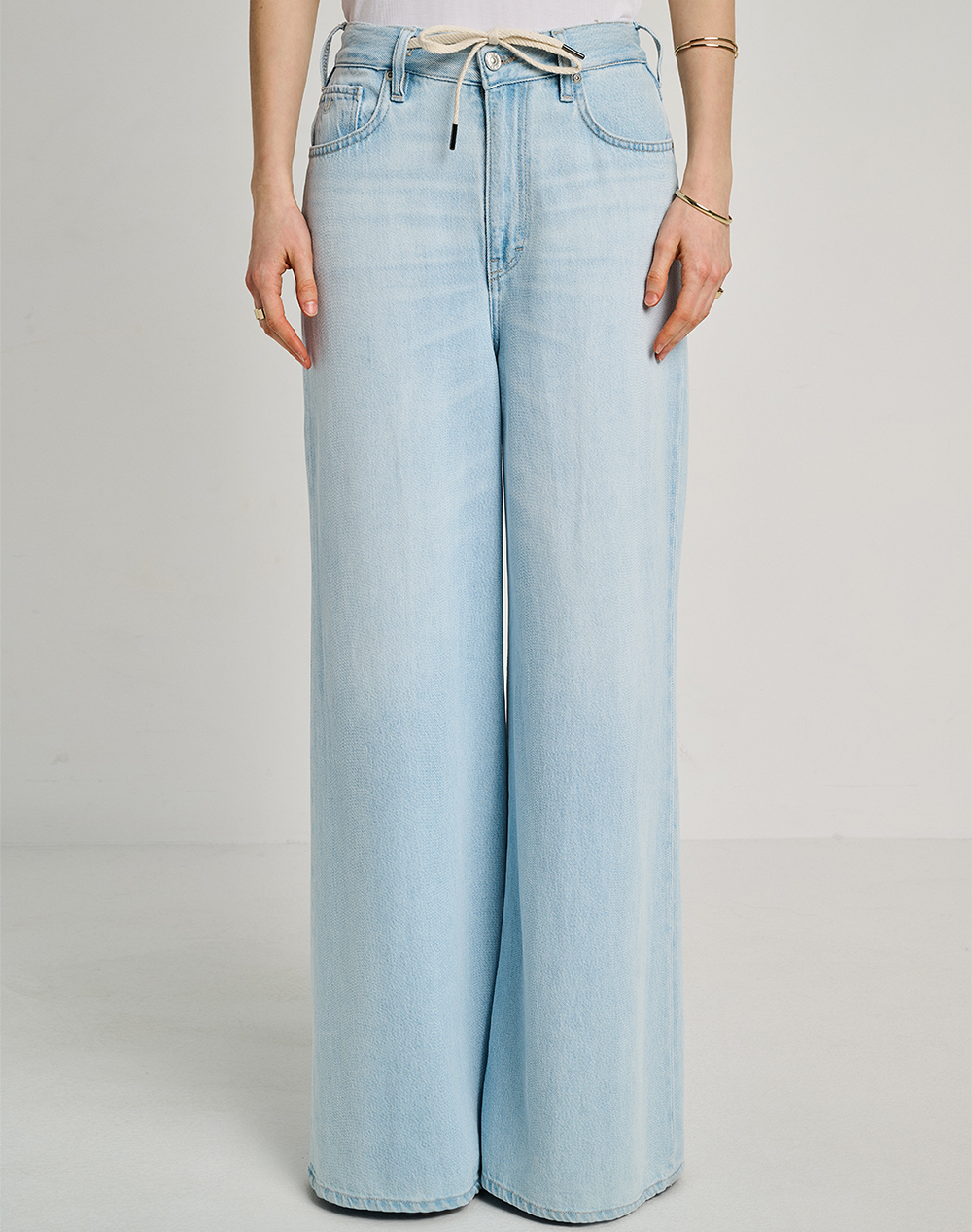 Staff Lovely Wmn Pant Co Cly Rcy Co Γυναικα Ρουχα Παντελονια Jean/5P/Cargo Denimlightblue Βαμβακισυνθετικο 5 919.068.B4.055 .00
