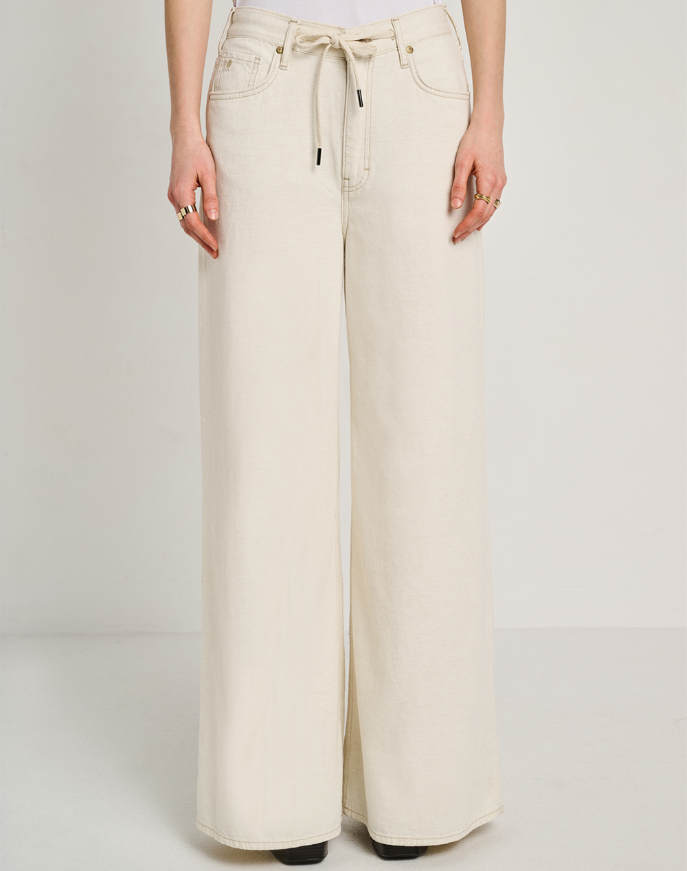 Staff Lovely Wmn Pant Co Regenagri Co Hemp Γυναικα Ρουχα Παντελονια Jean/5P/Cargo Cream Βαμβακισυνθετικο 5 919.071.00.055 .00