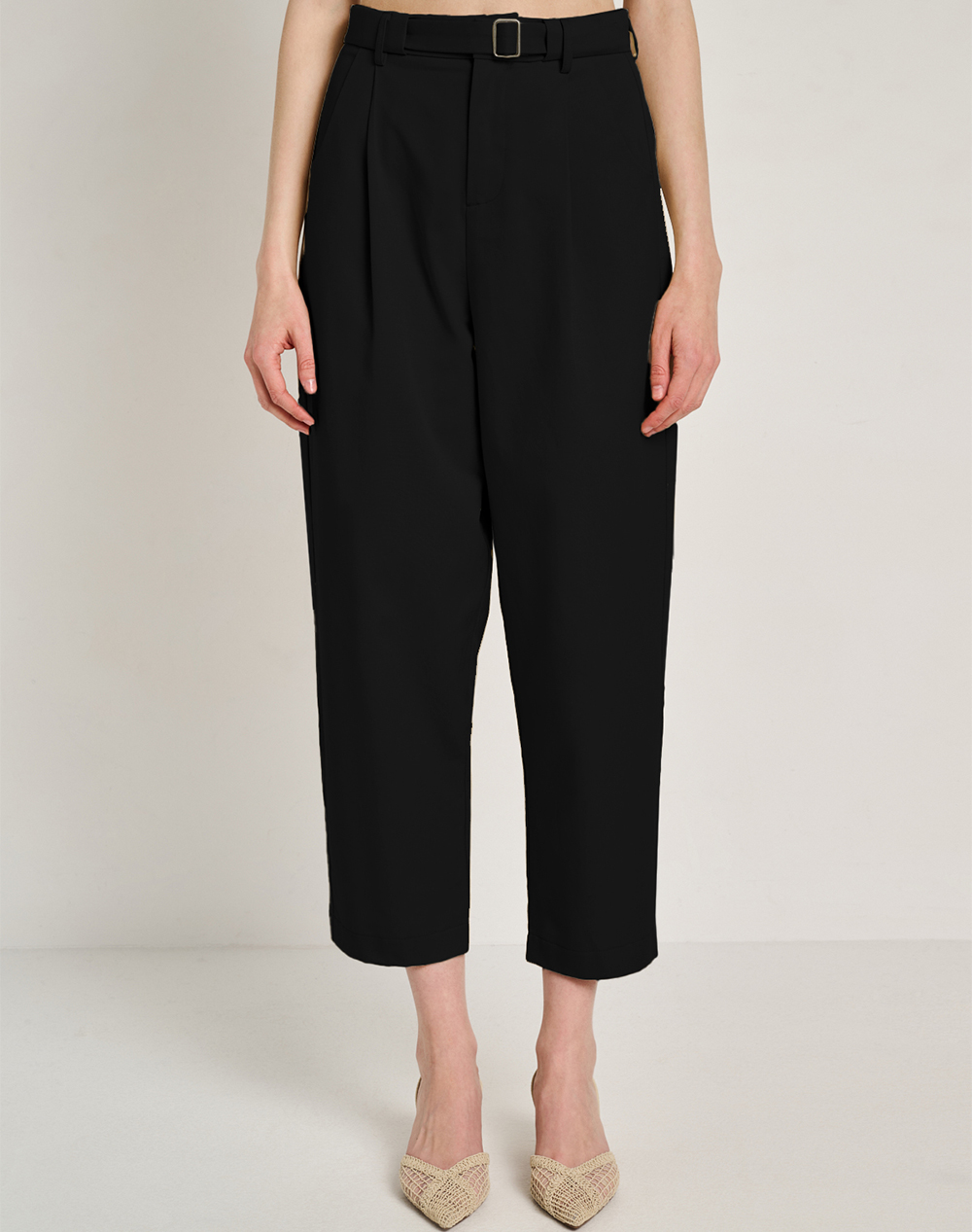 Staff Olivia Ηιghwaist Pant Cotton Tencel Γυναικα Ρουχα Παντελονια Chinos Black Βαμβακισυνθετικο 60 005.055 Ν0090