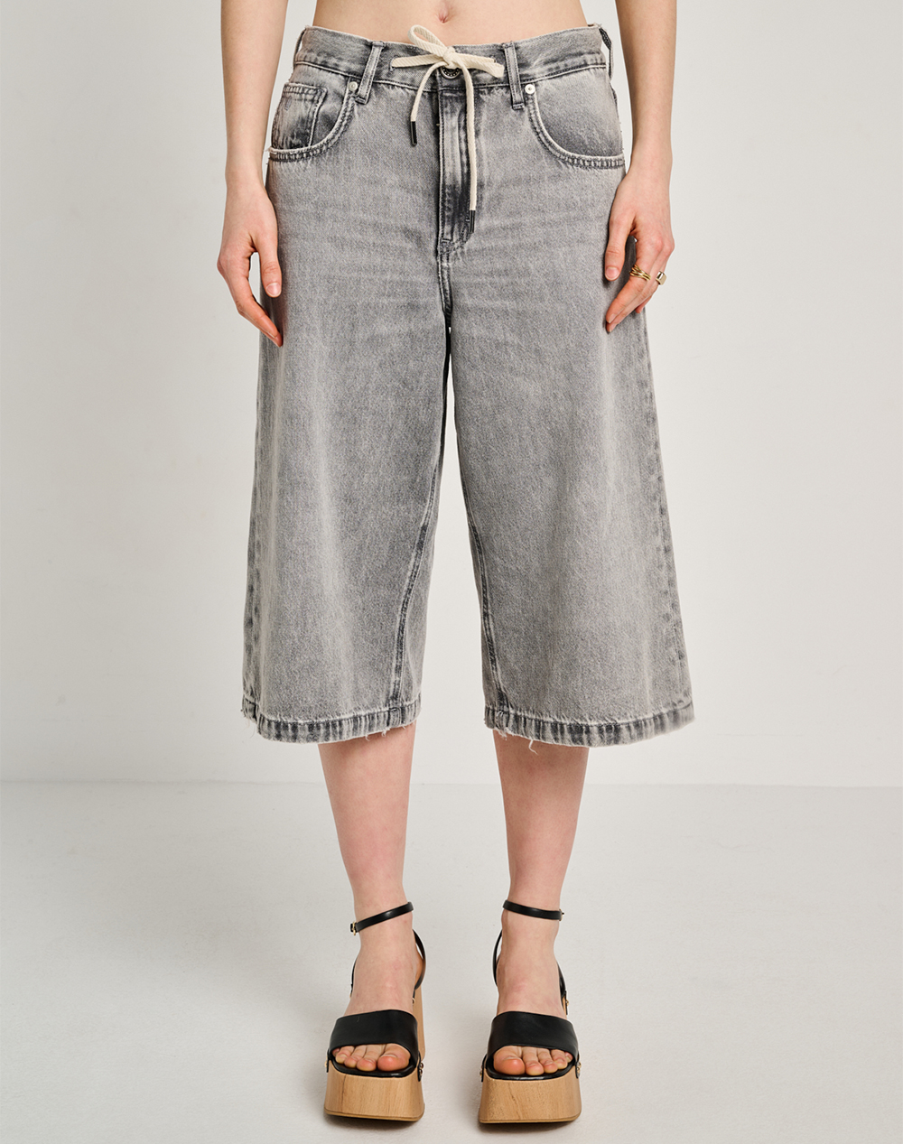 Staff Emma Wmn Short Pant Γυναικα Ρουχα Σορτς / Βερμουδες Βερμουδες Denimgray Βαμβακι 5 918.074.Gr.055 .00