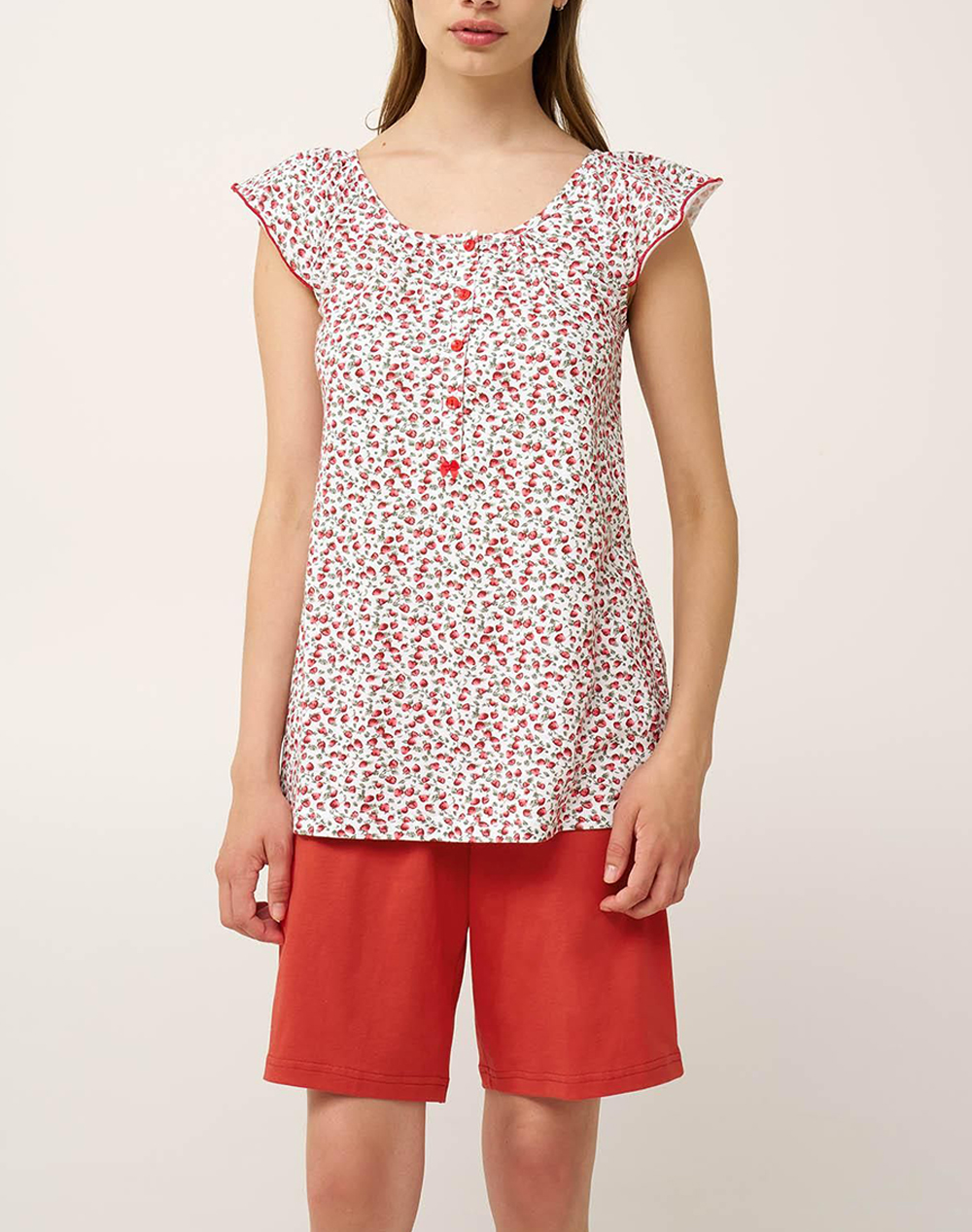 Vamp Πυζαμα Γυναικα Homewear Πιτζαμες Mixed Βαμβακι 24256 917