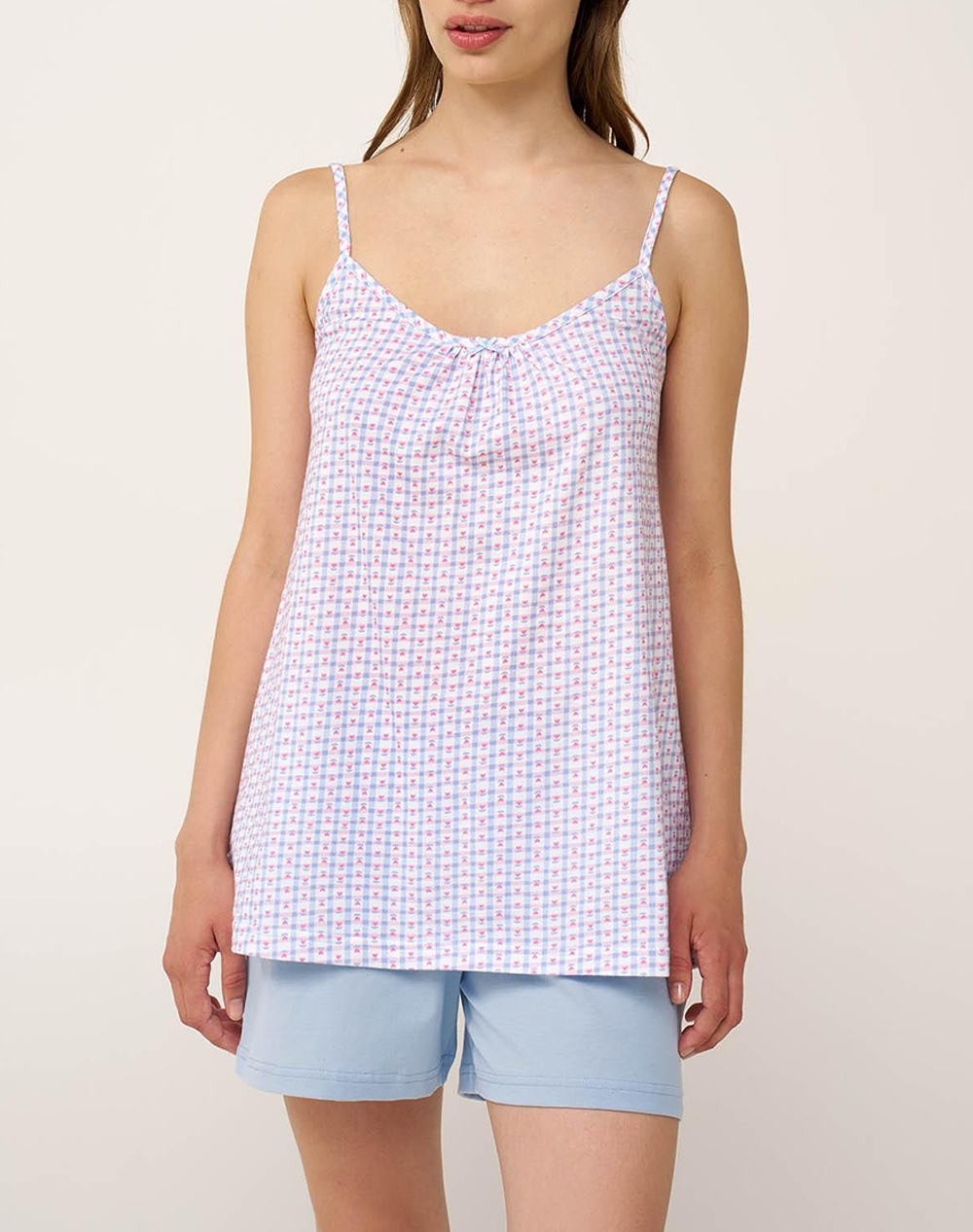 Vamp Πυζαμακι Γυναικα Homewear Πιτζαμες Mixed Βαμβακι 24245 931
