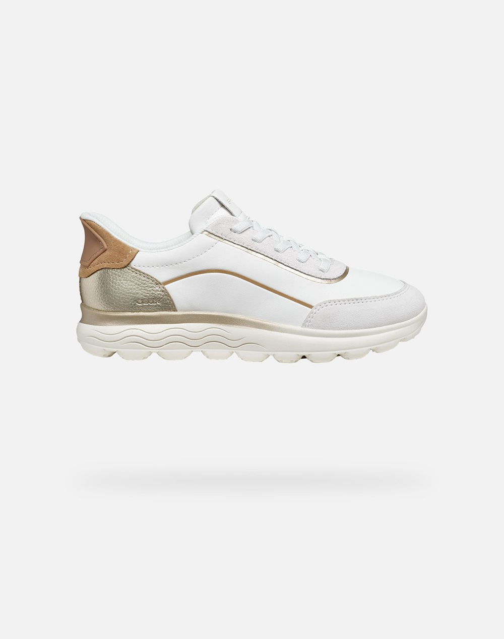 Geox D Spherica Plus Γυναικα Παπουτσια Sneakers White Δερμα D657Ma09B22C1352 C1352