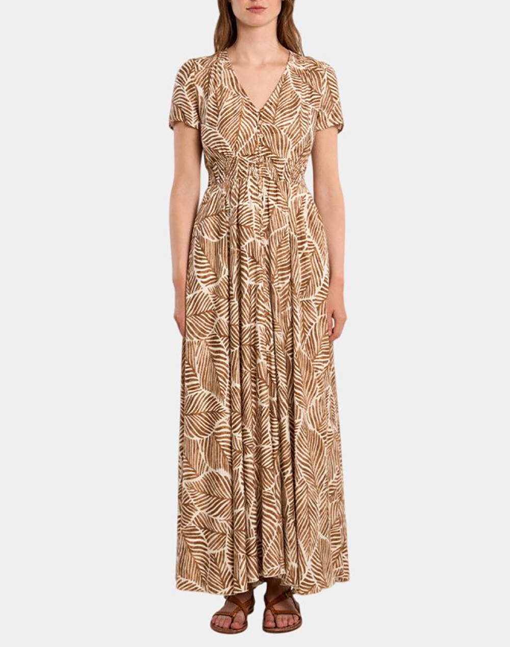 Molly Bracken Ladies Woven Dress Γυναικα Ρουχα Φορεματα Camel Βισκοζσυνθετικο N297Ee Camel Mathilde