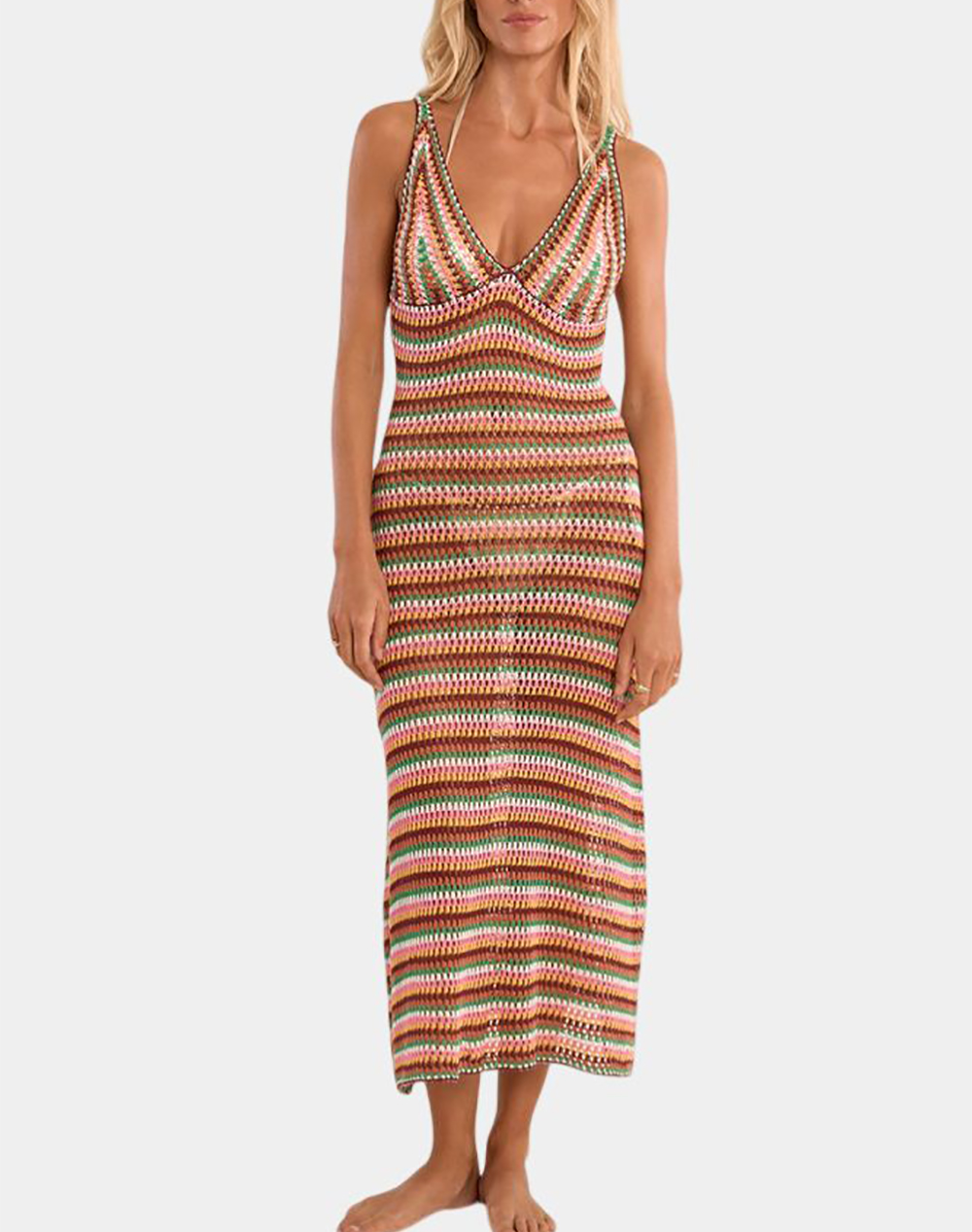 Molly Bracken Ladies Knitted Dress Γυναικα Ρουχα Φορεματα Multi Συνθετικο Nb112Ee Multicolour