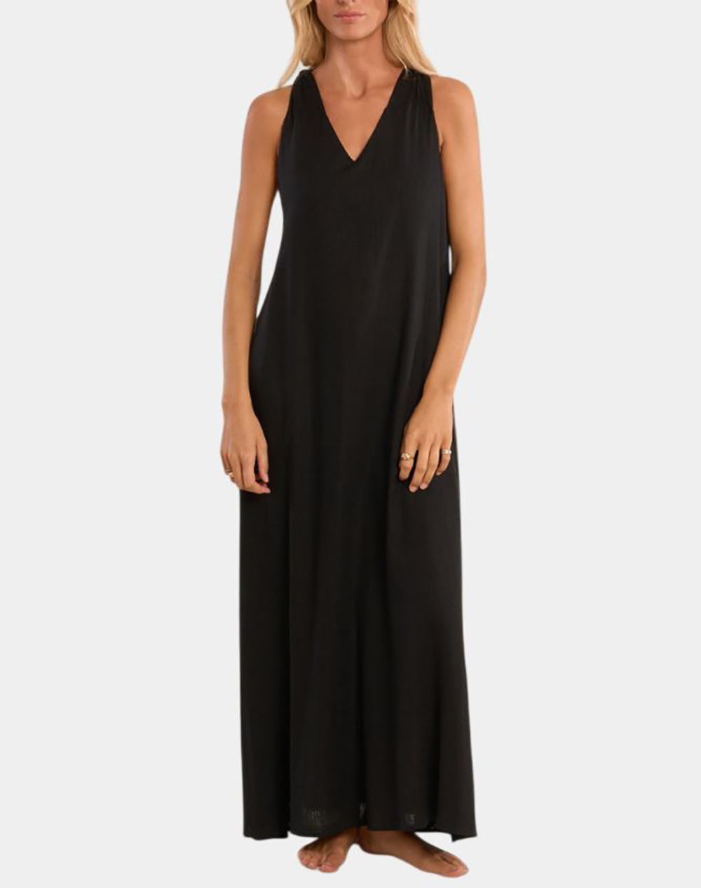 Molly Bracken Ladies Woven Dress Γυναικα Ρουχα Φορεματα Black Βισκοζλινο Nb104Ee Black