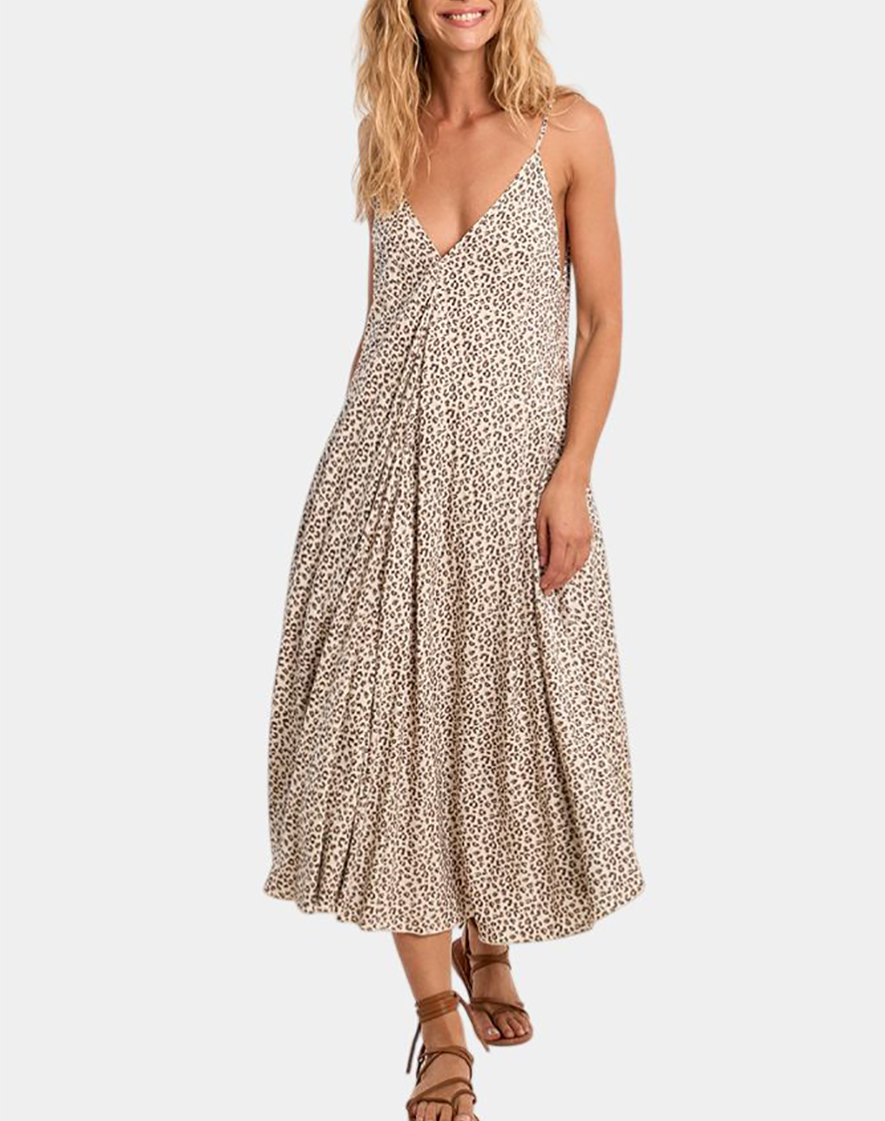 Molly Bracken Ladies Woven Dress Γυναικα Ρουχα Φορεματα Multi Βισκοζ Nb106Ee Offwhite Maude