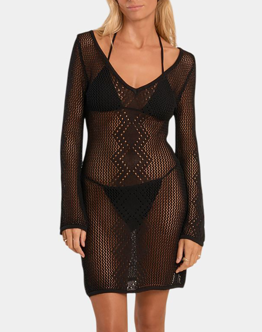 Molly Bracken Ladies Knitted Dress Γυναικα Ρουχα Φορεματα Black Βισκοζσυνθετικο Lab170Ee Black