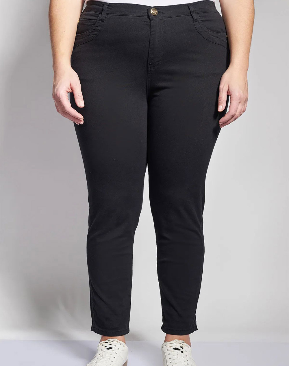 Parabita Παντελόνι Πεντάτσεπο Slim Fit Γυναικα Ρουχα Παντελονια Υφασματινα Black Βαμβακι,Με Ελασταν 012610205378 002 - Koolfly