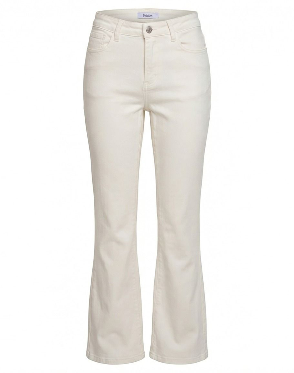 Toi&Moi Τζιν Γυναικα Ρουχα Παντελονια Jean/5P/Cargo White Βαμβακιμε Ελασταν 20 5751 126 300