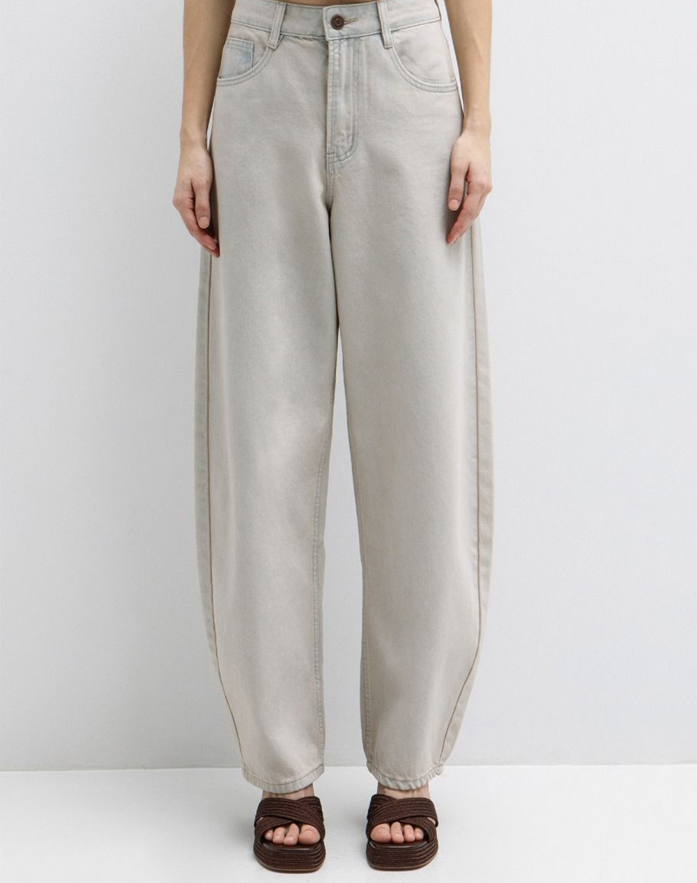 Toi&Moi Τζιν Γυναικα Ρουχα Παντελονια Jean/5P/Cargo Lightgray Βαμβακιβισκοζσυνθετικο 20 5768 126 306