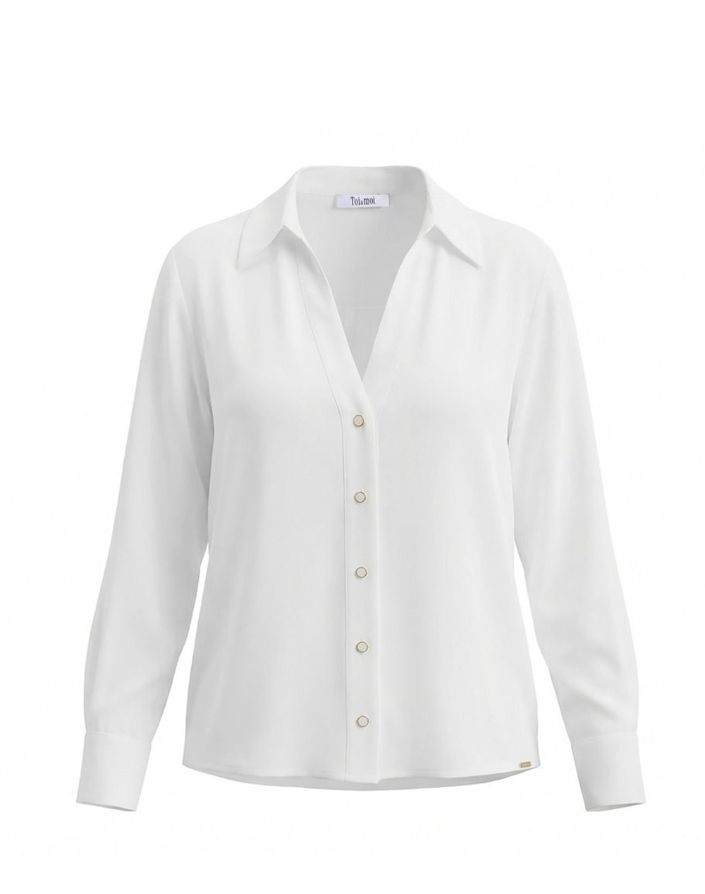 Toi&Moi Πουκαμισο Γυναικα Ρουχα Πουκαμισα White Συνθετικο 30 5784 126 1002