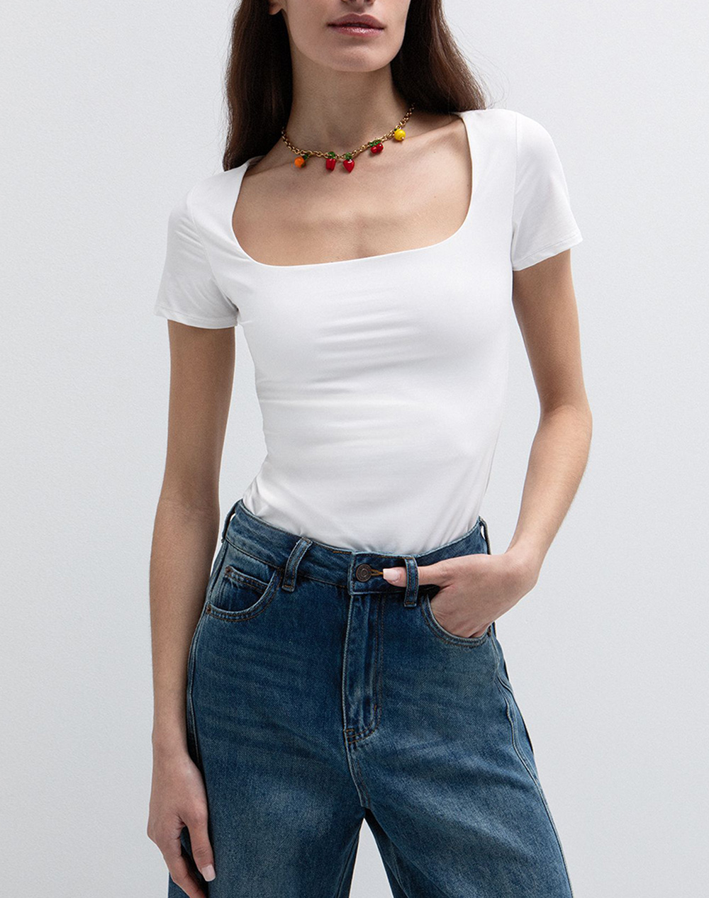Toi&Moi Μπλουζα Γυναικα Ρουχα Μπλουζες Τ Shirt Offwhite Με Ελασταν,Συνθετικο 80 6750 126 1002 - Koolfly