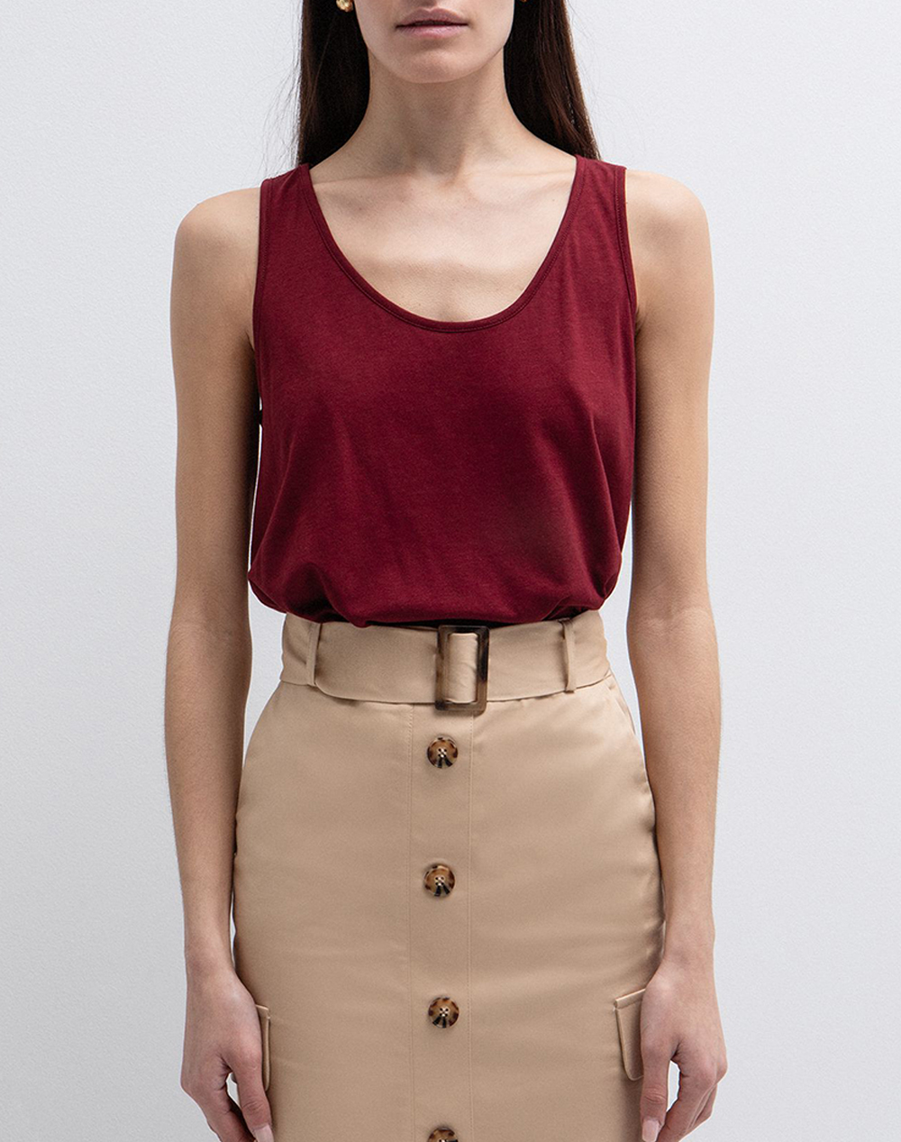 Toi&Moi Μπλουζα Γυναικα Ρουχα Μπλουζες Τοπ/Κορμακια Redwine Βαμβακιβισκοζ 80 6727 126 382