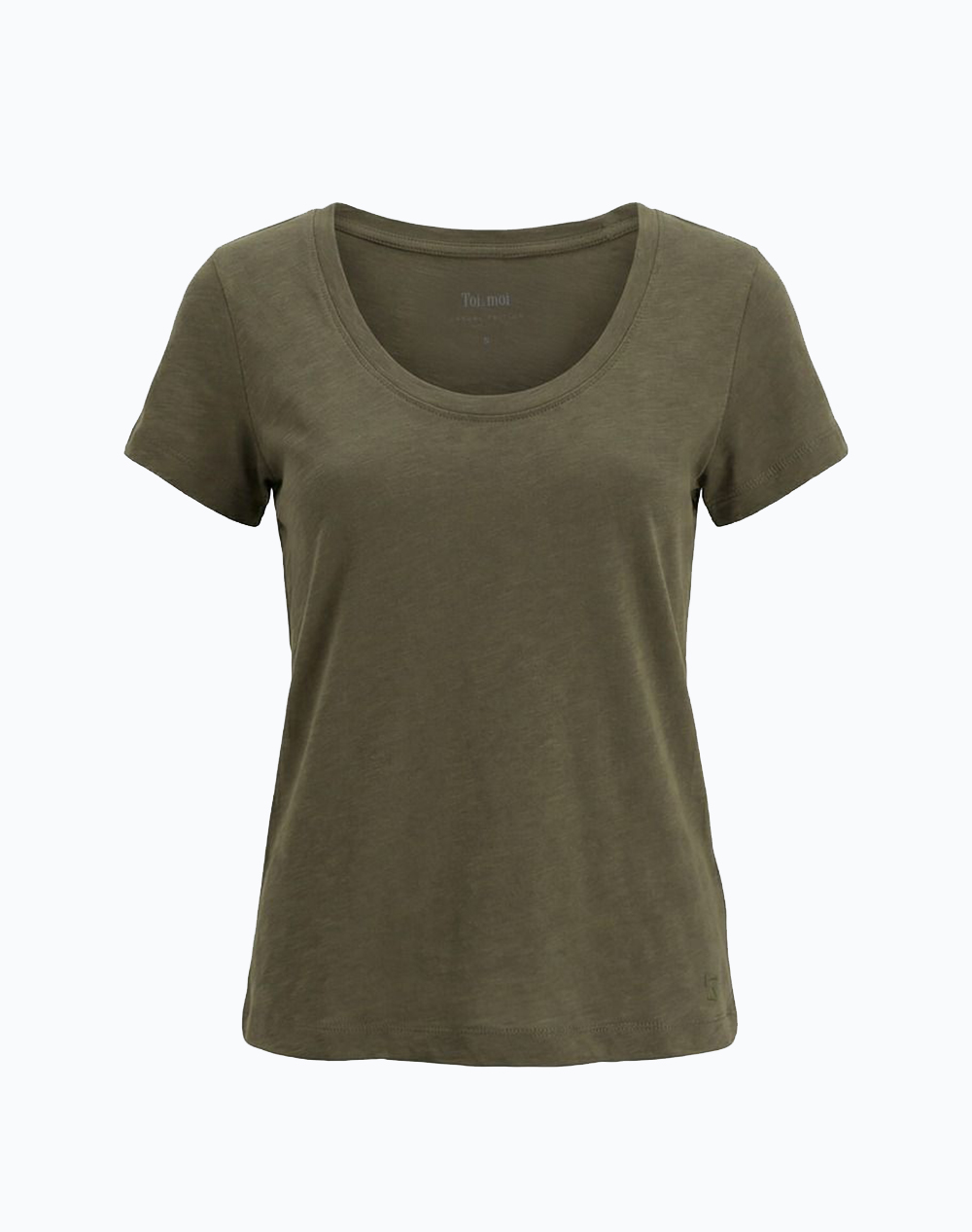 Toi&Moi Μπλουζα Γυναικα Ρουχα Μπλουζες Τ Shirt Olive Βαμβακι 80 6613 126 335