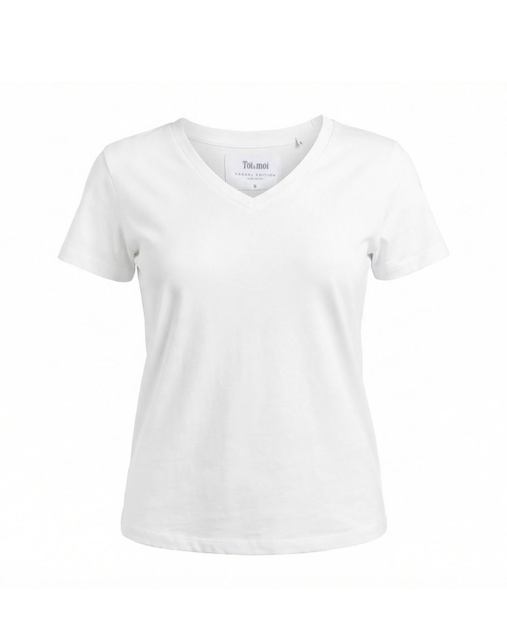 Toi&Moi Μπλουζα Γυναικα Ρουχα Μπλουζες Τ Shirt White Βαμβακι 80 6612 126 300 - Koolfly