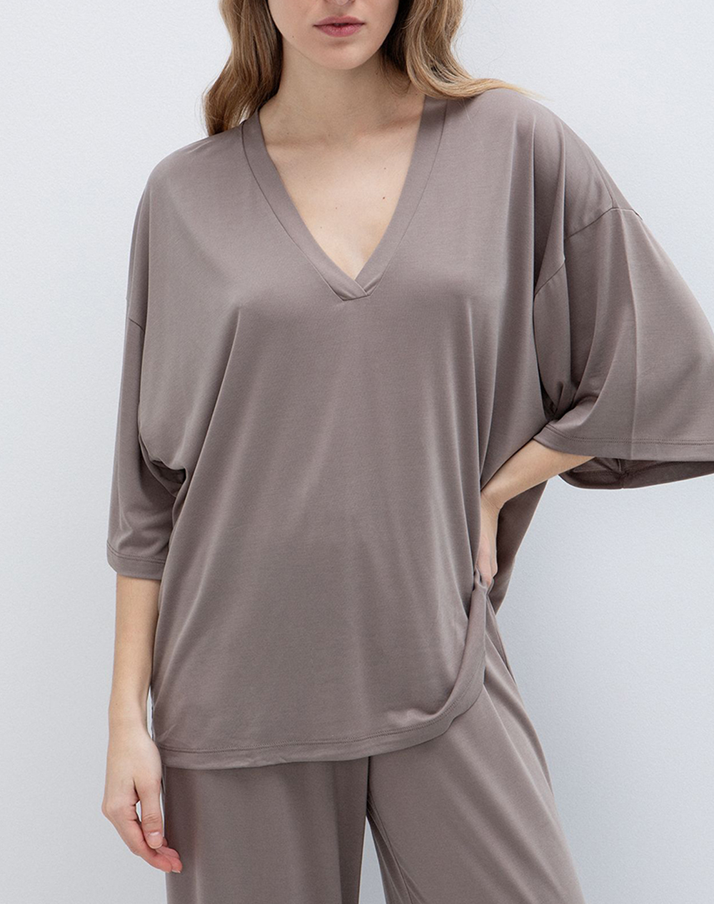 Toi&Moi Μπλουζα Γυναικα Ρουχα Μπλουζες Τ Shirt Gray Συνθετικο 80 6735 126 323