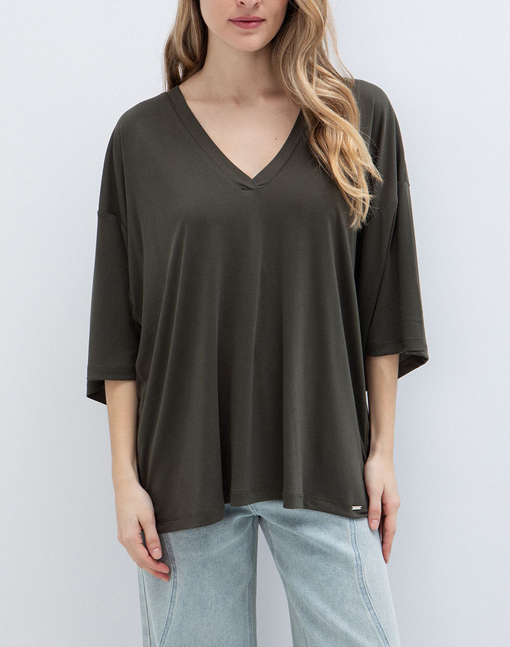 Toi&Moi Μπλουζα Γυναικα Ρουχα Μπλουζες Τ Shirt Green Συνθετικο 80 6735 126 334