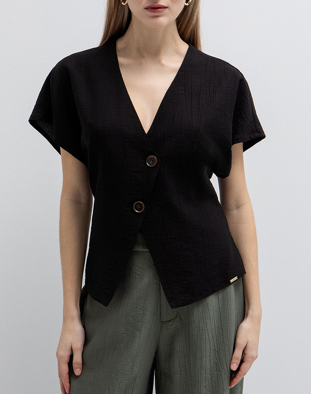 Toi&Moi Μπλουζα Γυναικα Ρουχα Μπλουζες Τοπ/Κορμακια Black Βισκοζσυνθετικο 30 5800 126 320