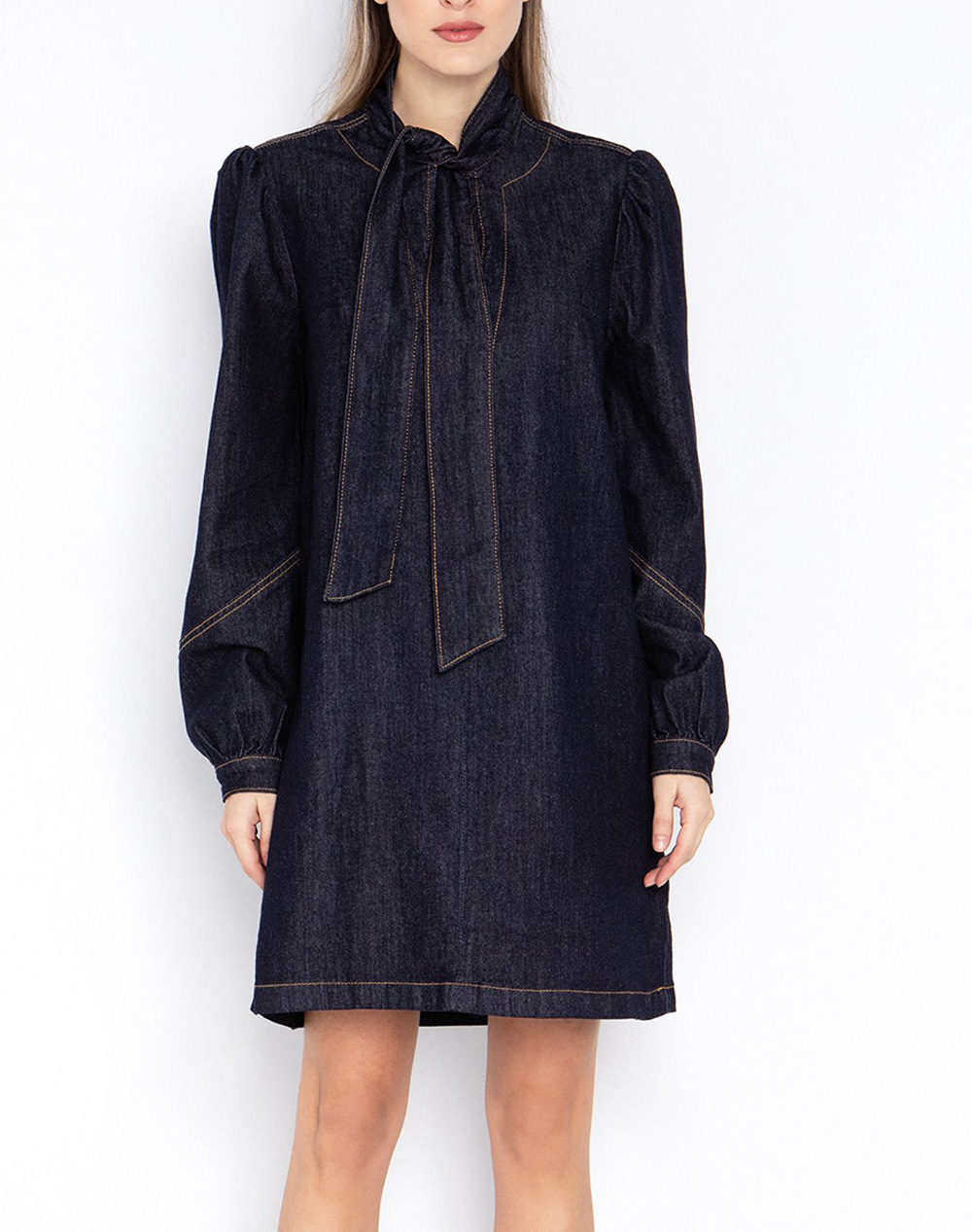 Toi&Moi Τζιν Φορεμα Γυναικα Ρουχα Φορεματα Denimdarkblue Βαμβακι,Με Ελασταν,Συνθετικο 50 6694 126 1014 - Koolfly
