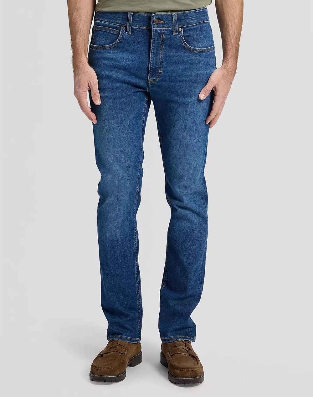 Lee Daren Ανδρας Ρουχα Παντελονια Jeans Denimblue Βαμβακιμε Ελαστανσυνθετικο 112376377 Blue Fuse