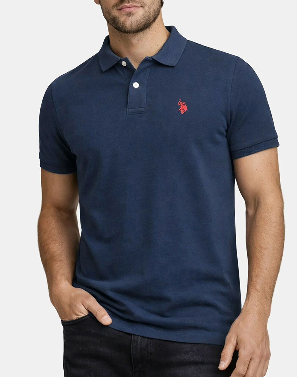 Us Polo Assn King 000147 Ehpd Pack Of 400 Uspa Basic Polo Ss Μπλουζα Ανδρικο Ανδρας Ρουχα Μπλουζες Polo Darkblue Βαμβακι Us43197036P400 177