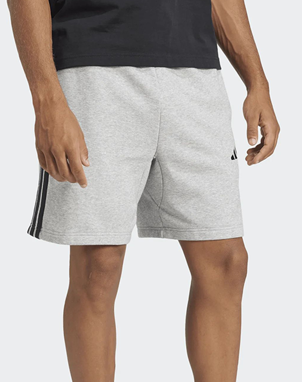 Adidas M 3S Ft Sho Ανδρας Αθλητικα Κατω Ενδυση Σορτς / Βερμουδα Lightgray Βαμβακι,Βισκοζ,Συνθετικο Je6419 Grey - Koolfly