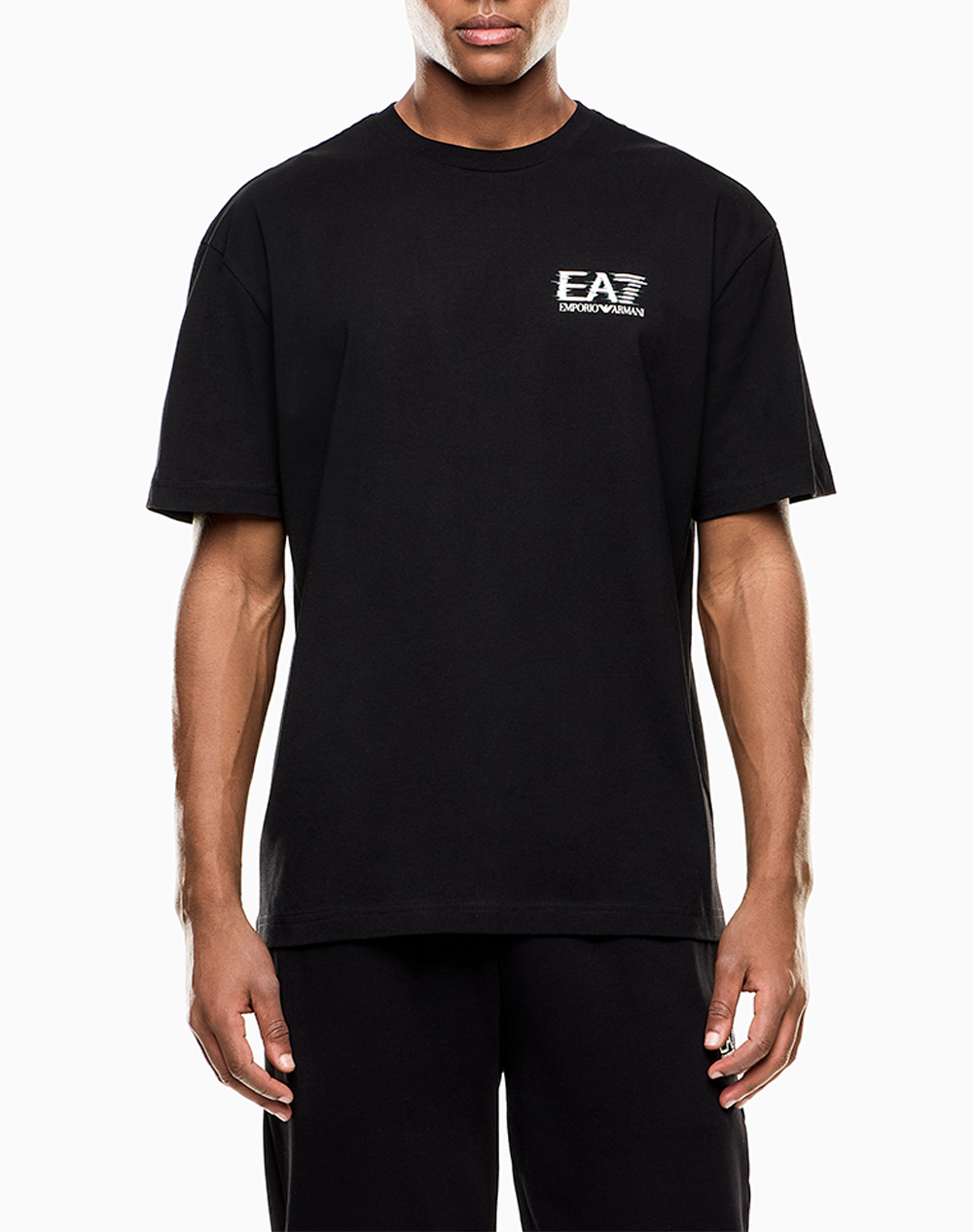 Ea7 T Shirt Ανδρας Ρουχα Μπλουζες T Shirt Black Βαμβακι 7M001327Af17789 Uc001