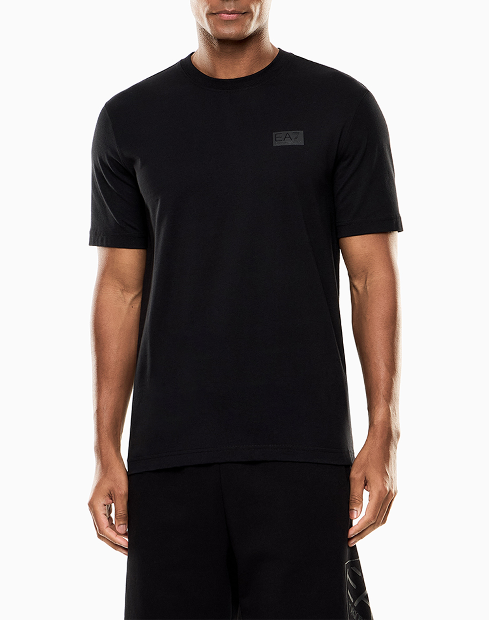 Ea7 T Shirt Ανδρας Ρουχα Μπλουζες T Shirt Black Βαμβακι 7M001487Af17789 Uc001