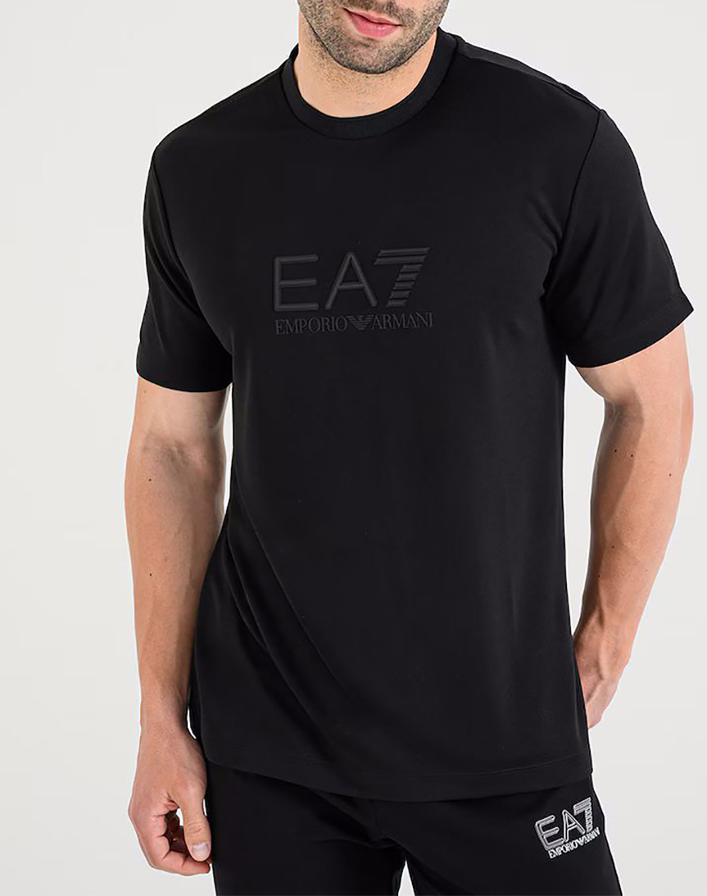 Ea7 T Shirt Ανδρας Ρουχα Μπλουζες T Shirt Black Συνθετικο 7M001358Af13862 Uc001