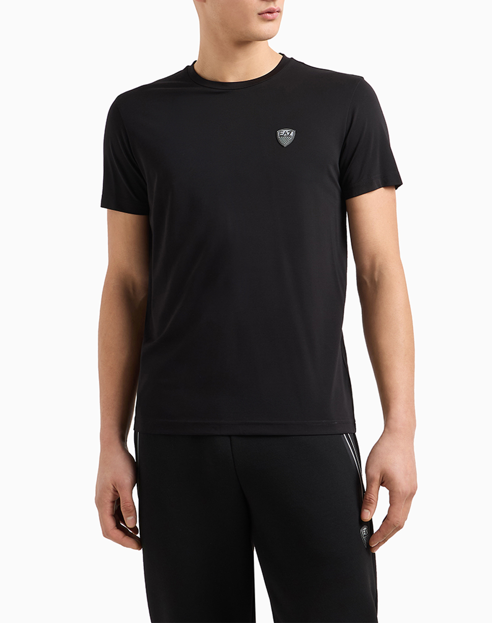 Ea7 T Shirt Ανδρας Ρουχα Μπλουζες T Shirt Black Βαμβακι 8Npt16Pjrgz 1200