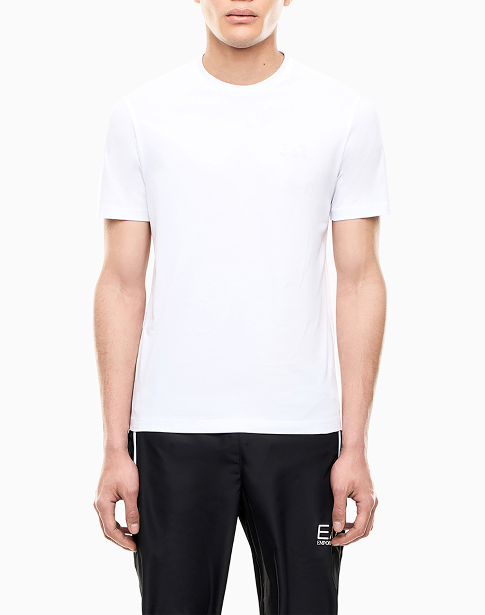 Ea7 T Shirt Ανδρας Ρουχα Μπλουζες T Shirt Offwhite Βαμβακι 8Npt25Pjvpz 0100