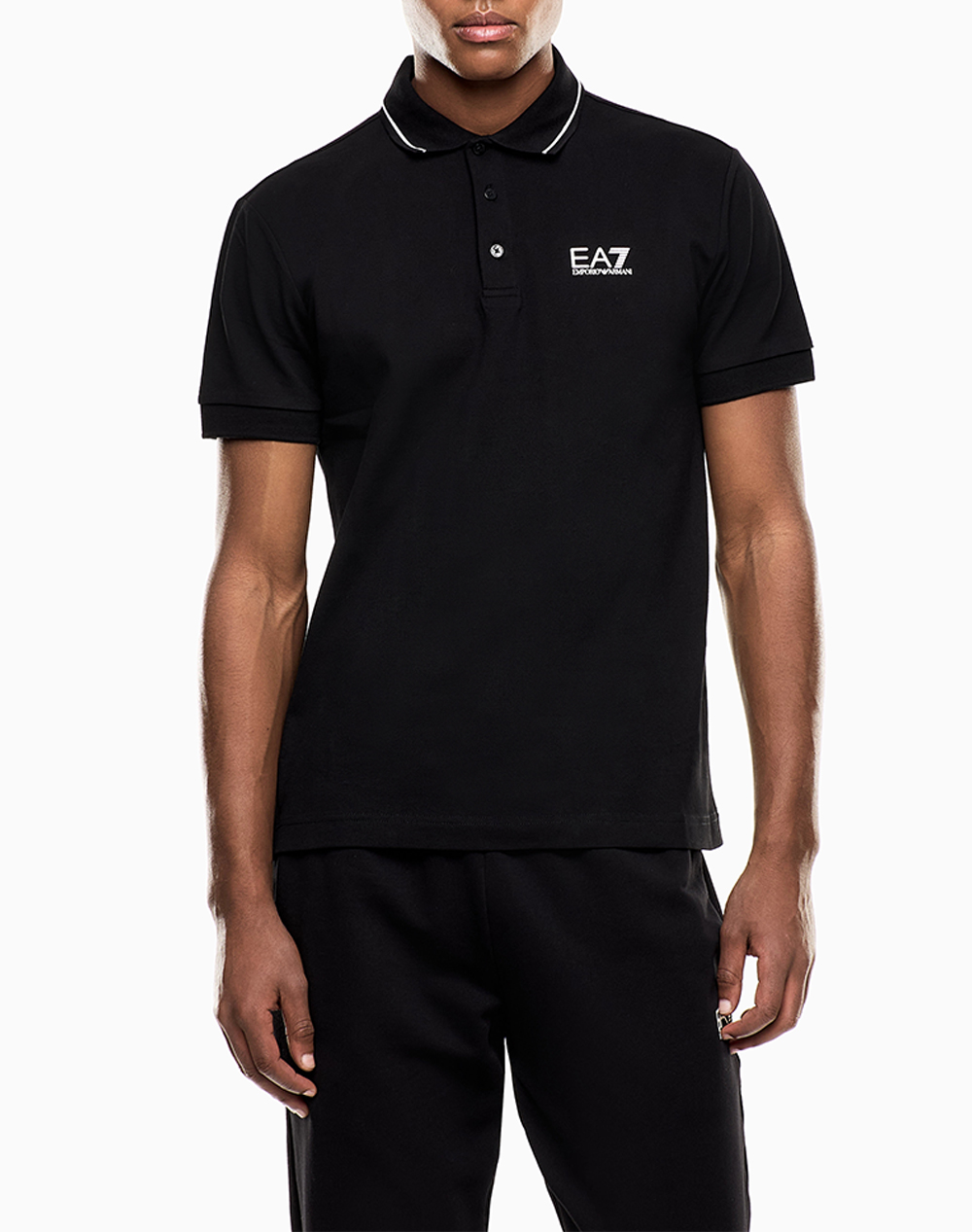 Ea7 Polo Shirt Ανδρας Ρουχα Μπλουζες Polo Black Βαμβακιμε Ελασταν 8Npf16Pjvuz 1200