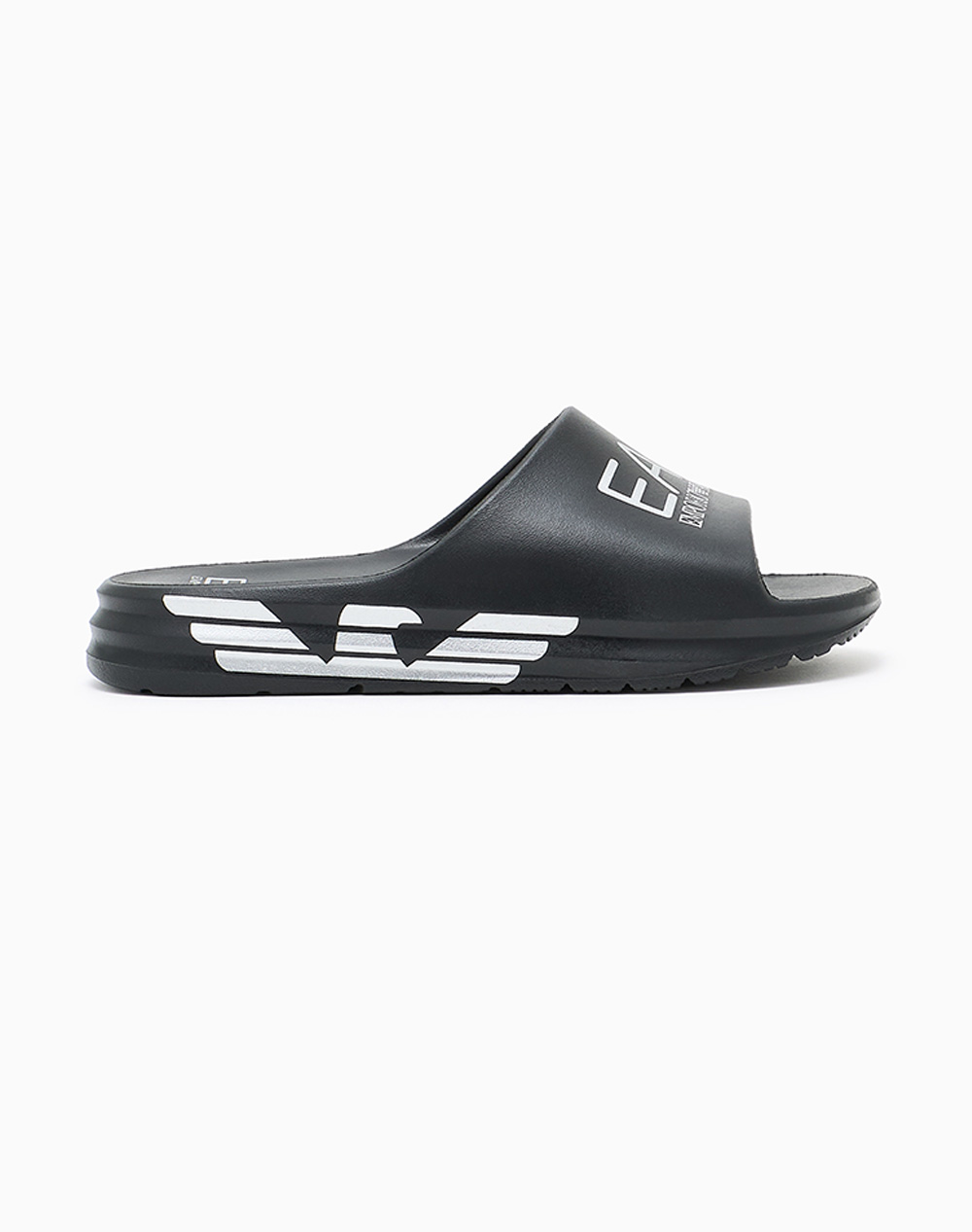 Ea7 Shoes Beachwear Ανδρας Παπουτσια Σαγιοναρες Totalblack Συνθετικο 7X000356Af18618 Mc026