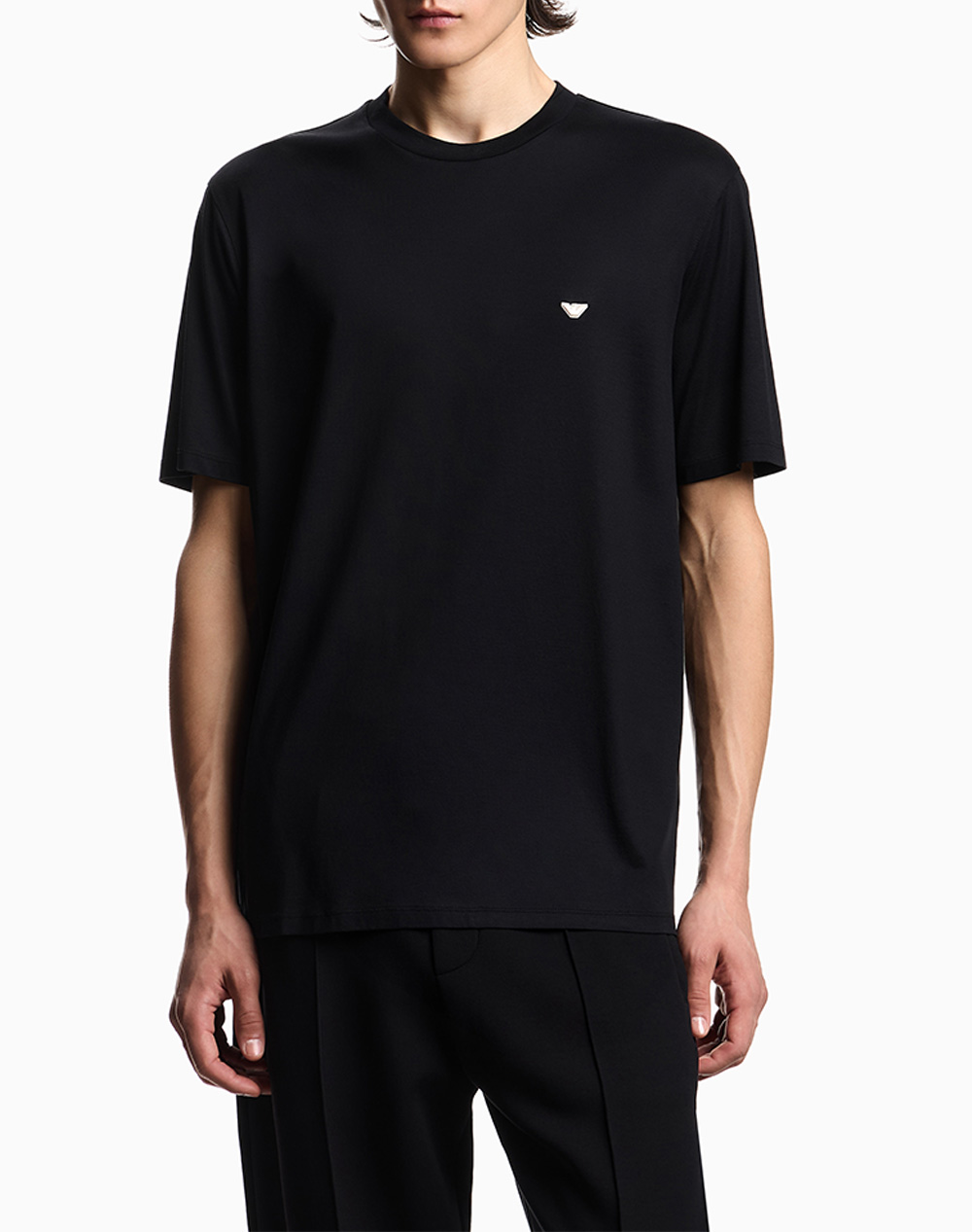Emporio Armani T Shirt Ανδρας Ρουχα Μπλουζες T Shirt Black Βαμβακισυνθετικο Em004592Af13747 Uc001