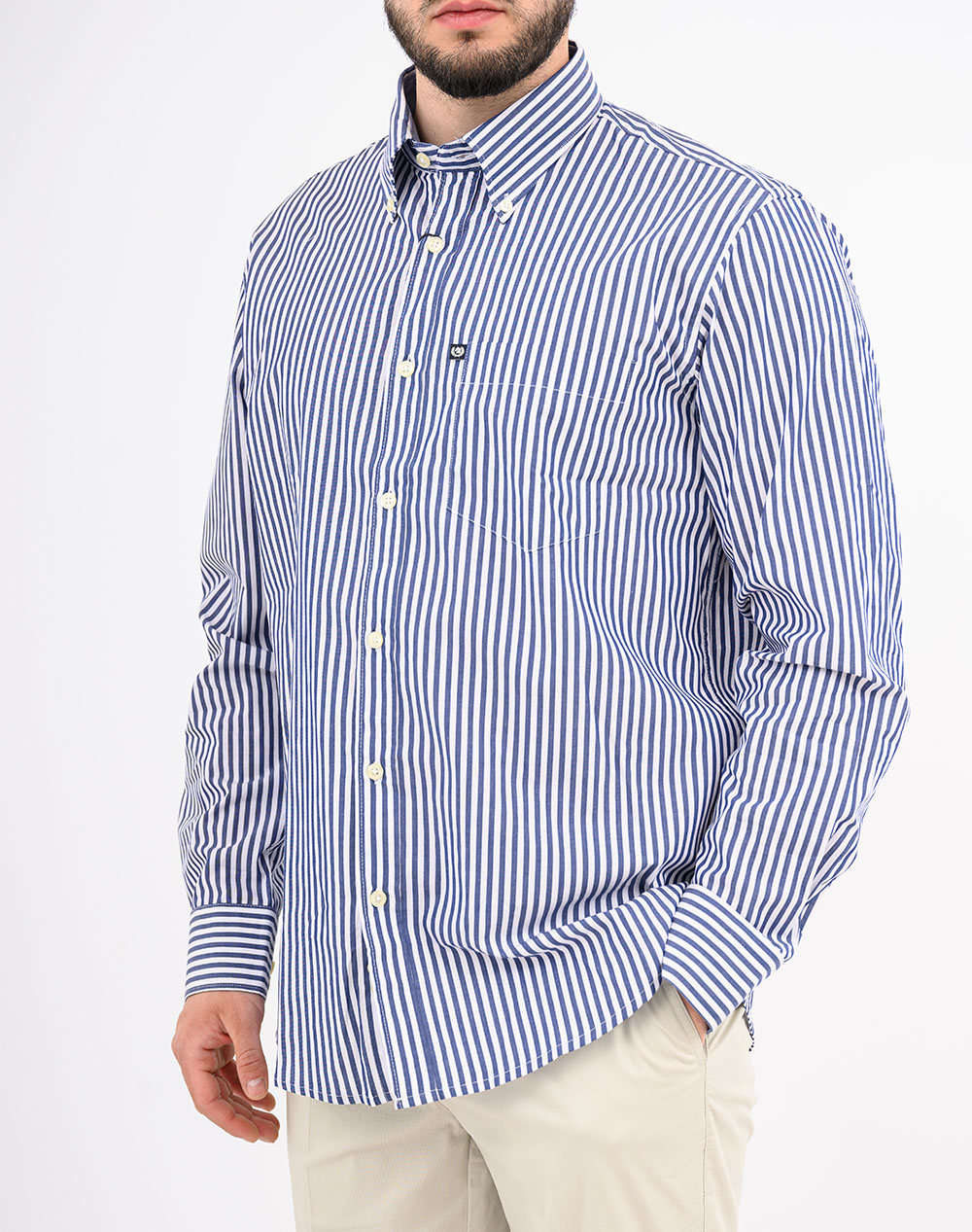 Ascot Shirt Ανδρας Ρουχα Πουκαμισα Navyblue Βαμβακι 15973204 90