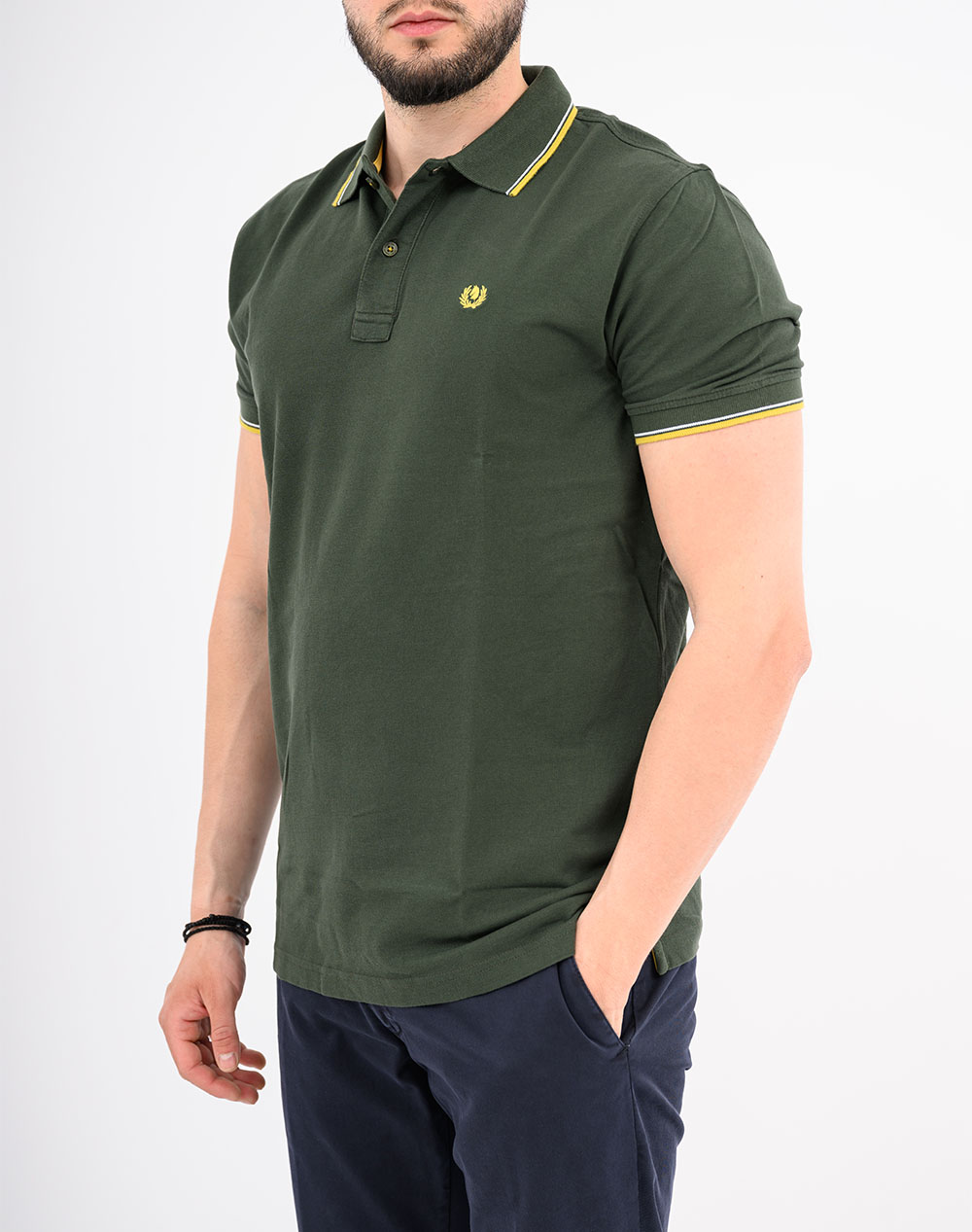 Ascot Polo Ανδρας Ρουχα Μπλουζες Polo Olive Βαμβακι 15388357 74