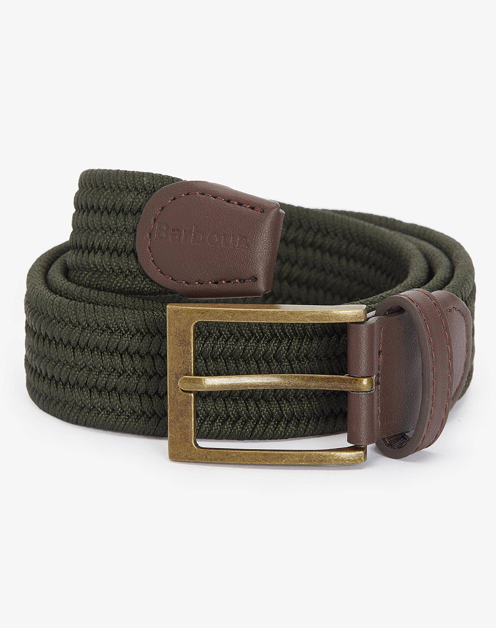 Barbour Ζωνη Ανδρας Αξεσουαρ Ζωνες Olive Με Ελαστανσυνθετικο Mac0443 Brol71.1