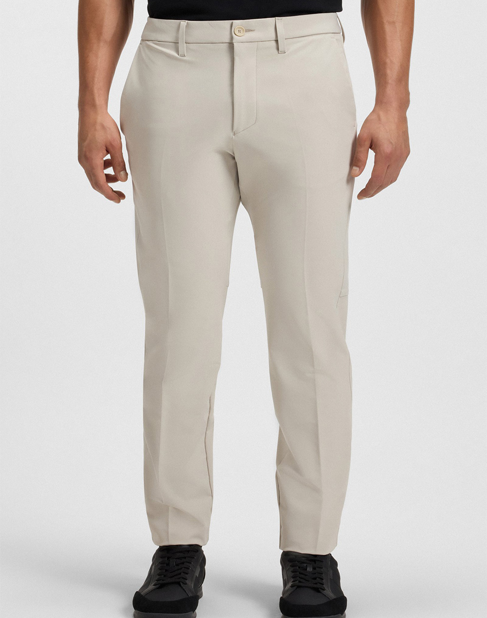 Boss T_Commuter Slim 10268853 01 Ανδρας Ρουχα Παντελονια Chinos Biege Με Ελαστανσυνθετικο 50534303 271 271