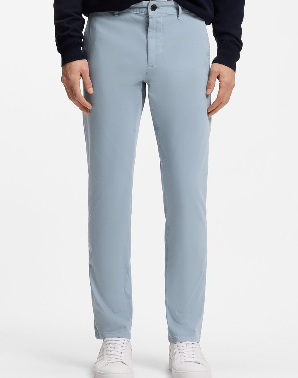 Boss Chino_Slim 10242156 01 Ανδρας Ρουχα Παντελονια Chinos Lightblue Βαμβακιμε Ελασταν 50510933 458 458