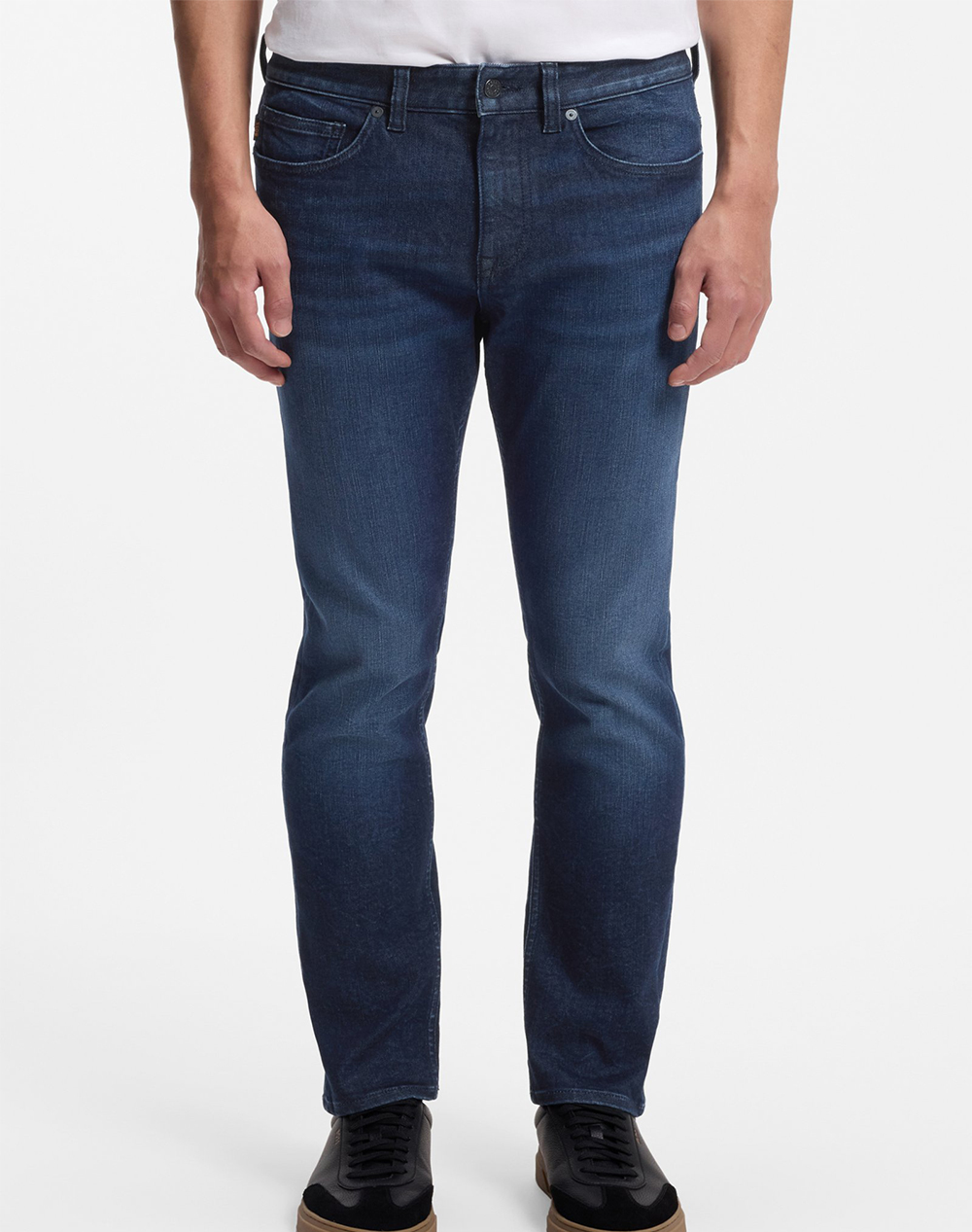 Boss Delaware Bo 10276455 01 Ανδρας Ρουχα Παντελονια Jeans Darkblue Βαμβακι,Με Ελασταν,Συνθετικο 50553397 407 - Koolfly