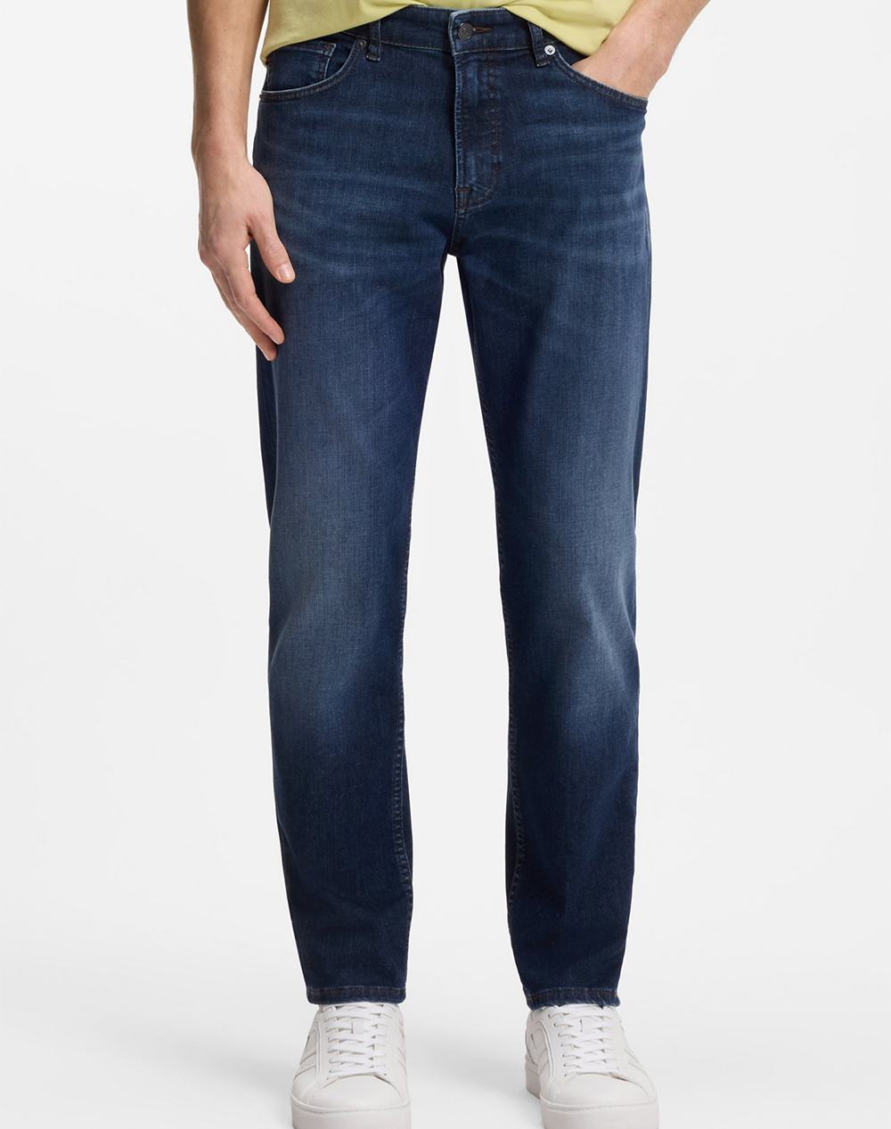 Boss Re.Maine Bo 10270281 02 Ανδρας Ρουχα Παντελονια Jeans Denimblue Βαμβακιμε Ελαστανσυνθετικο 50559914 420