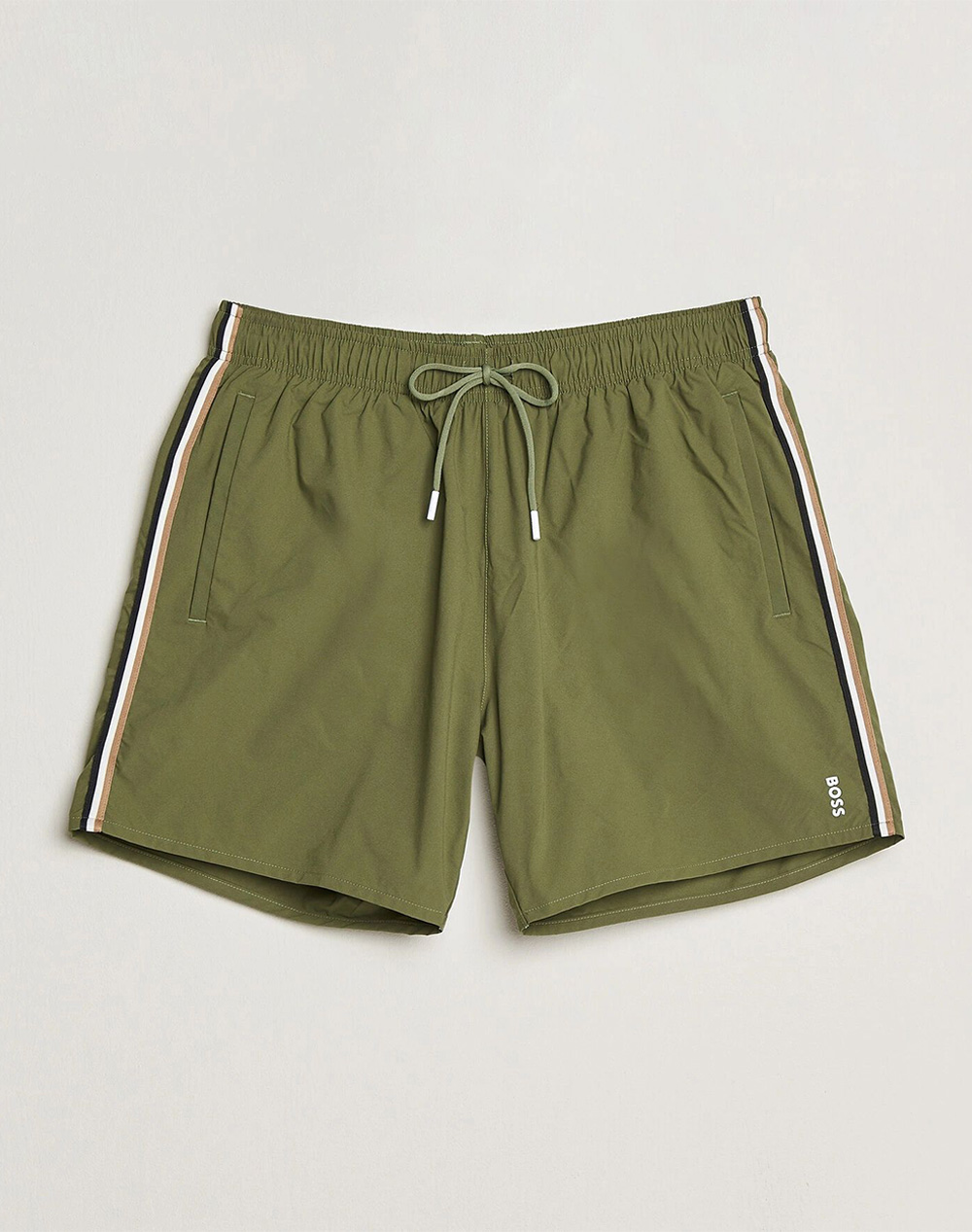 Boss Iconic 10239741 01 Ανδρας Ρουχα Μαγιο Σορτς Olive Συνθετικο 50491594 351 351