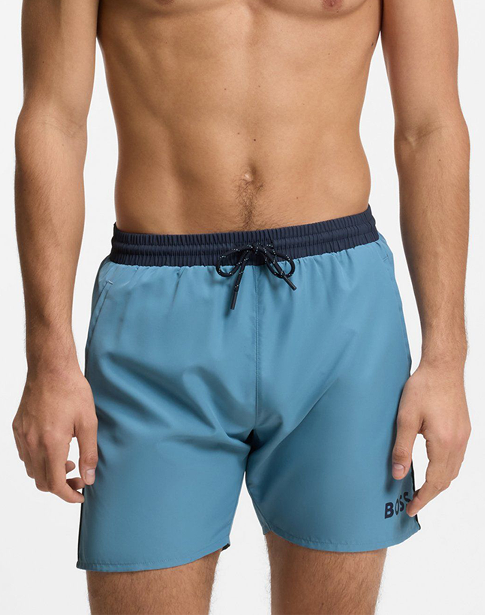 Boss Starfish 10259586 01 Ανδρας Ρουχα Μαγιο Σορτς Lightblue Συνθετικο 50514429 445 445 - Koolfly
