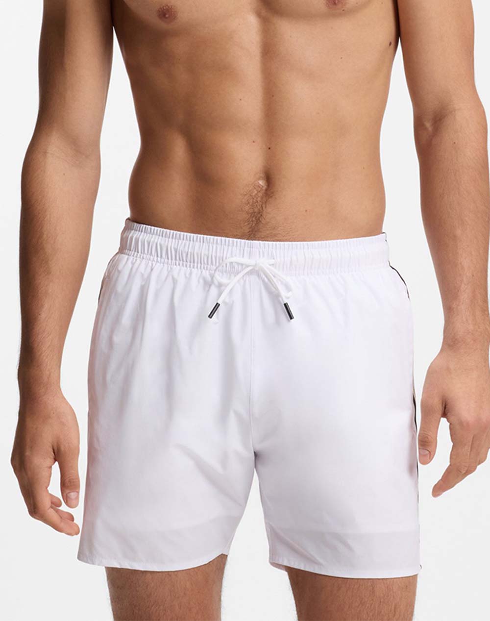 Boss Iconic 10239741 01 Ανδρας Ρουχα Μαγιο Σορτς White Συνθετικο 50491594 100 100