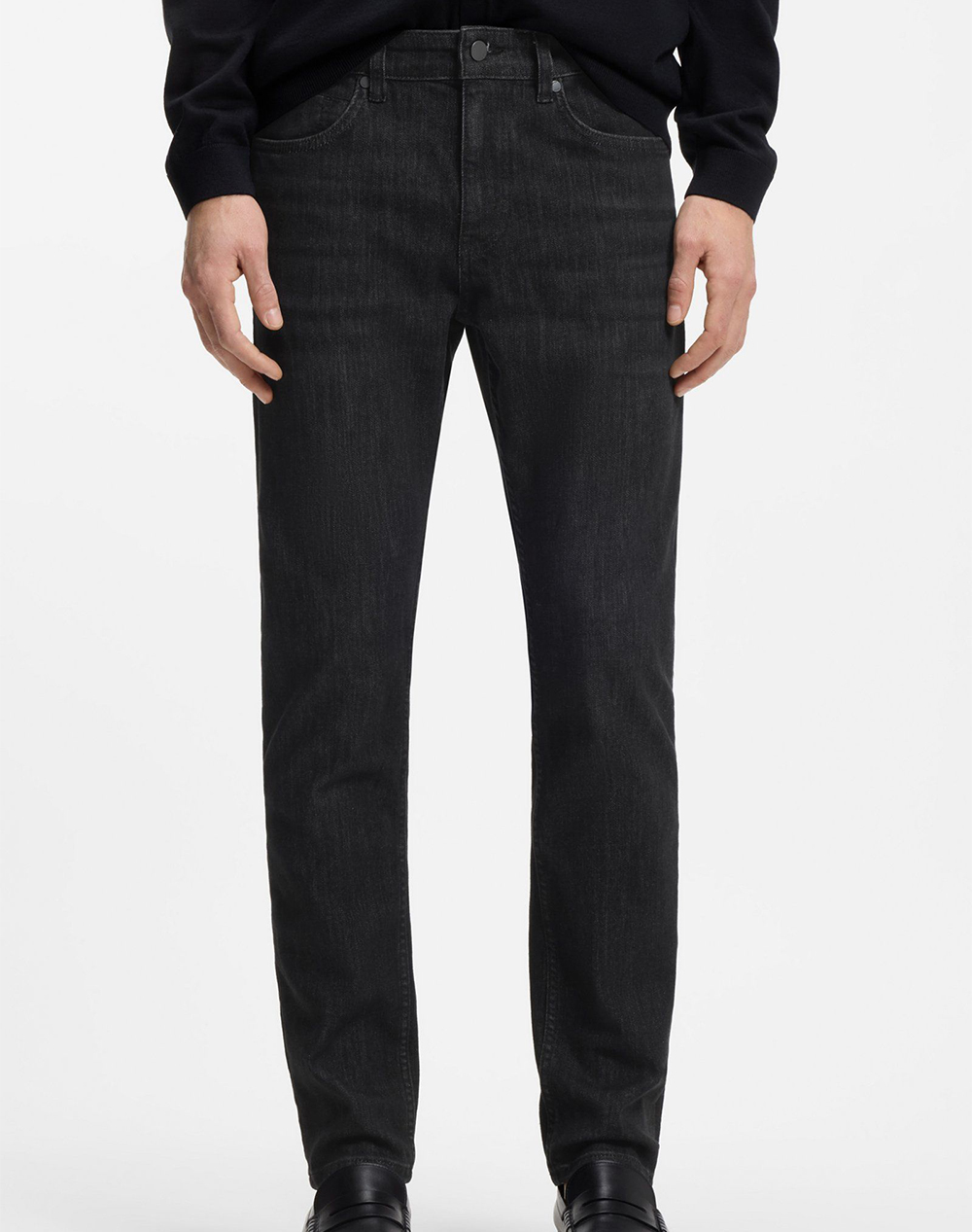 Boss P Delaware 10276502 01 Ανδρας Ρουχα Παντελονια Jeans Denimblack Βαμβακιμε Ελαστανσυνθετικο 50555219 008